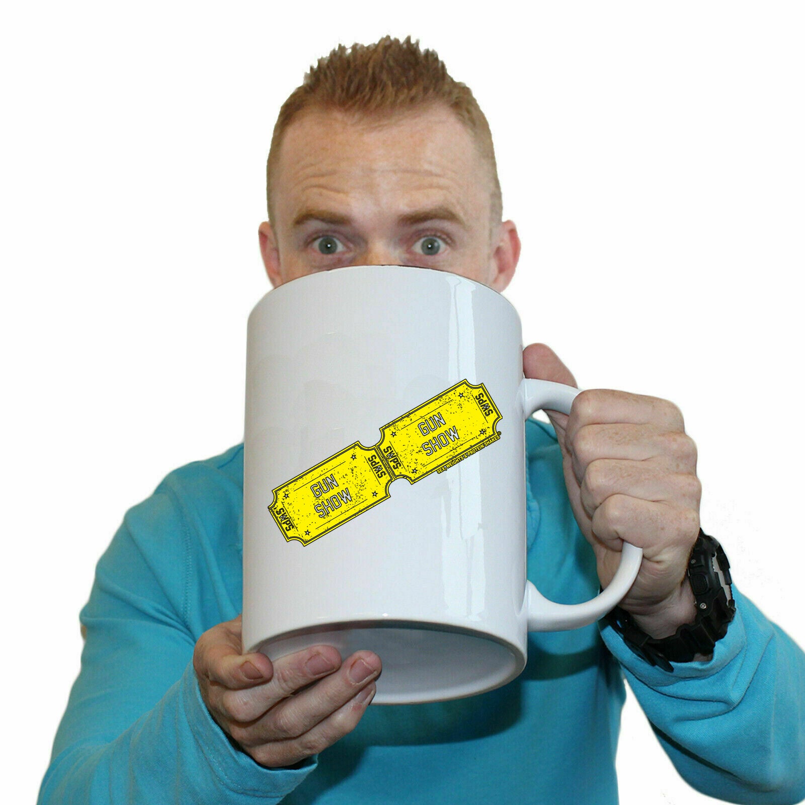 Swps Gun Show Tickets - Funny Giant 2 Litre Mug