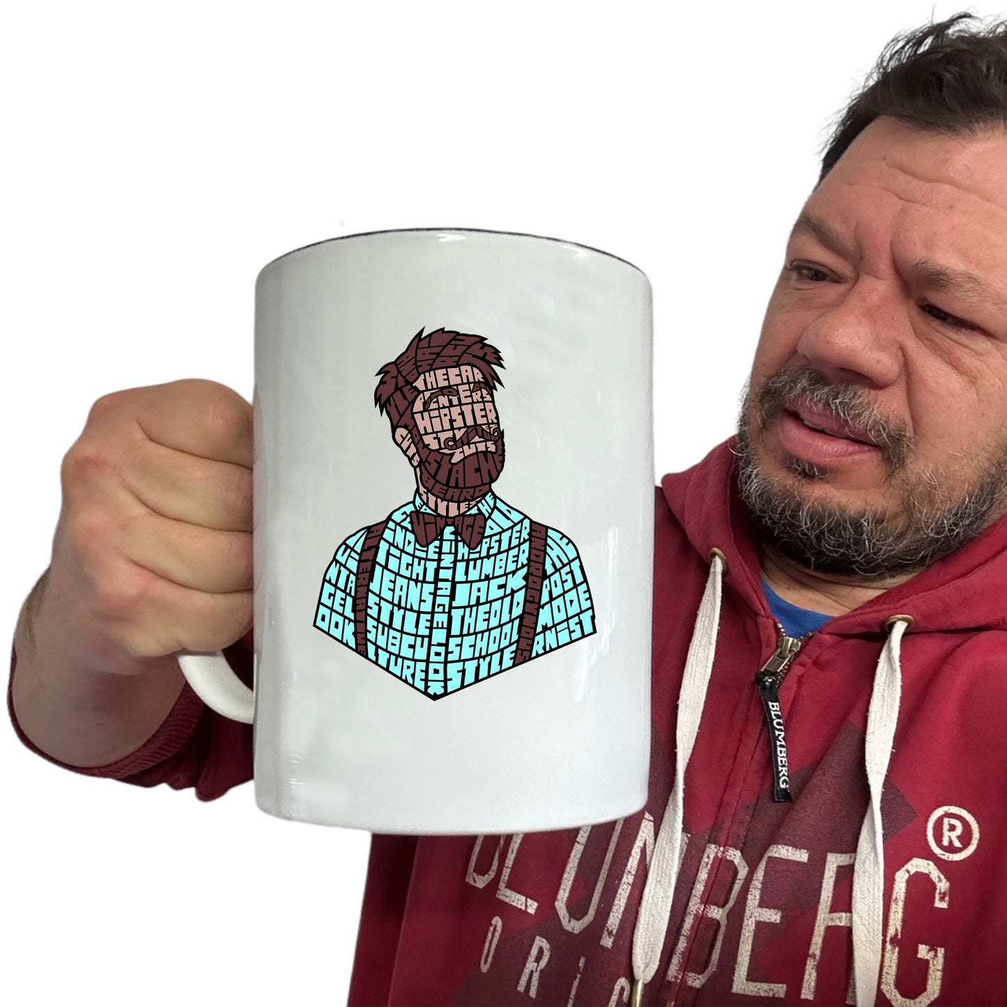 Hipster Latest Trend Fashion - Funny Giant 2 Litre Mug