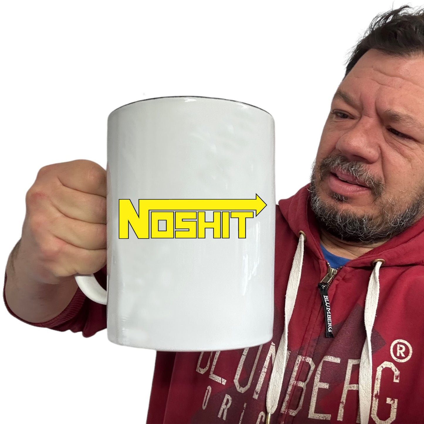 No Sh T - Funny Giant 2 Litre Mug