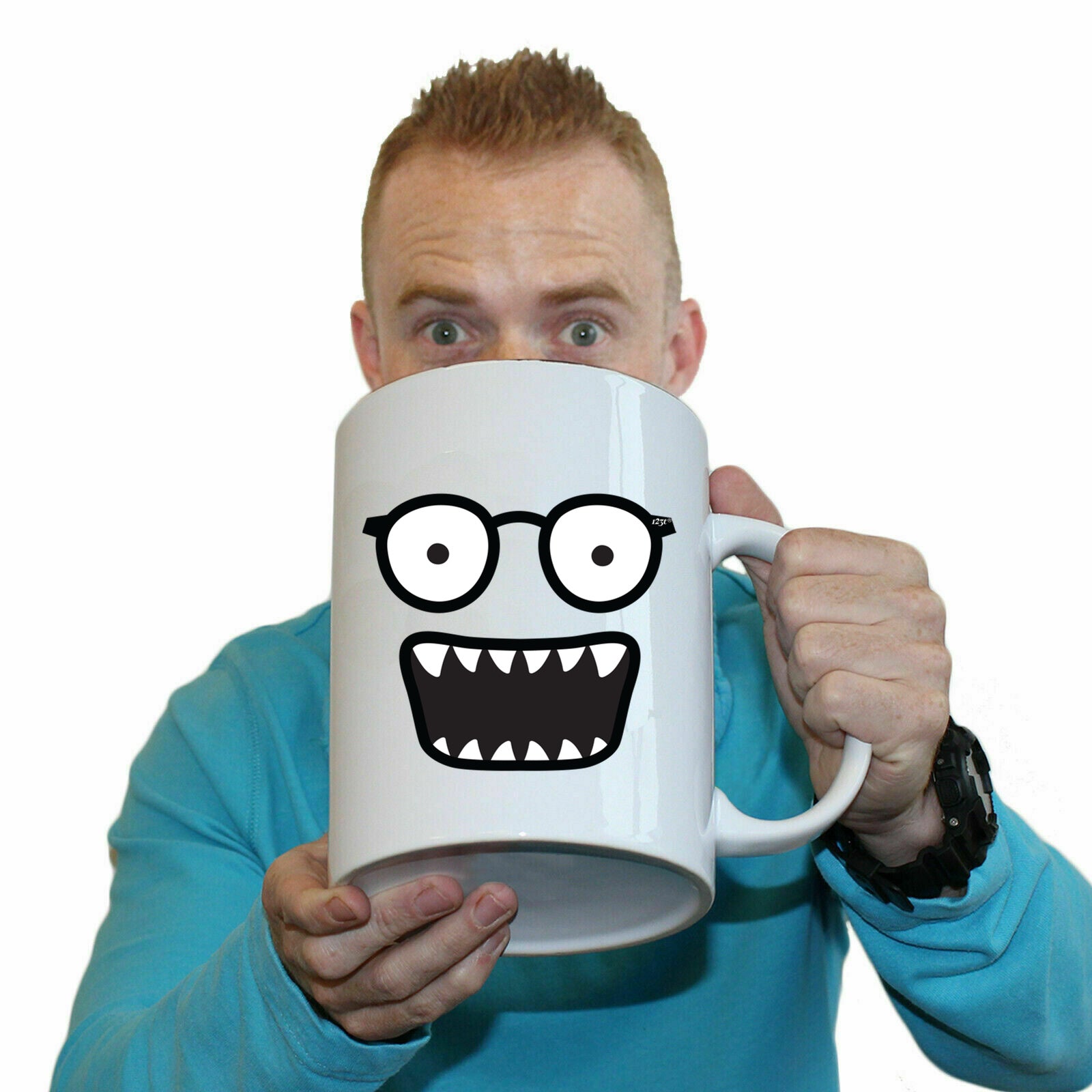 Glasses Monster - Funny Giant 2 Litre Mug