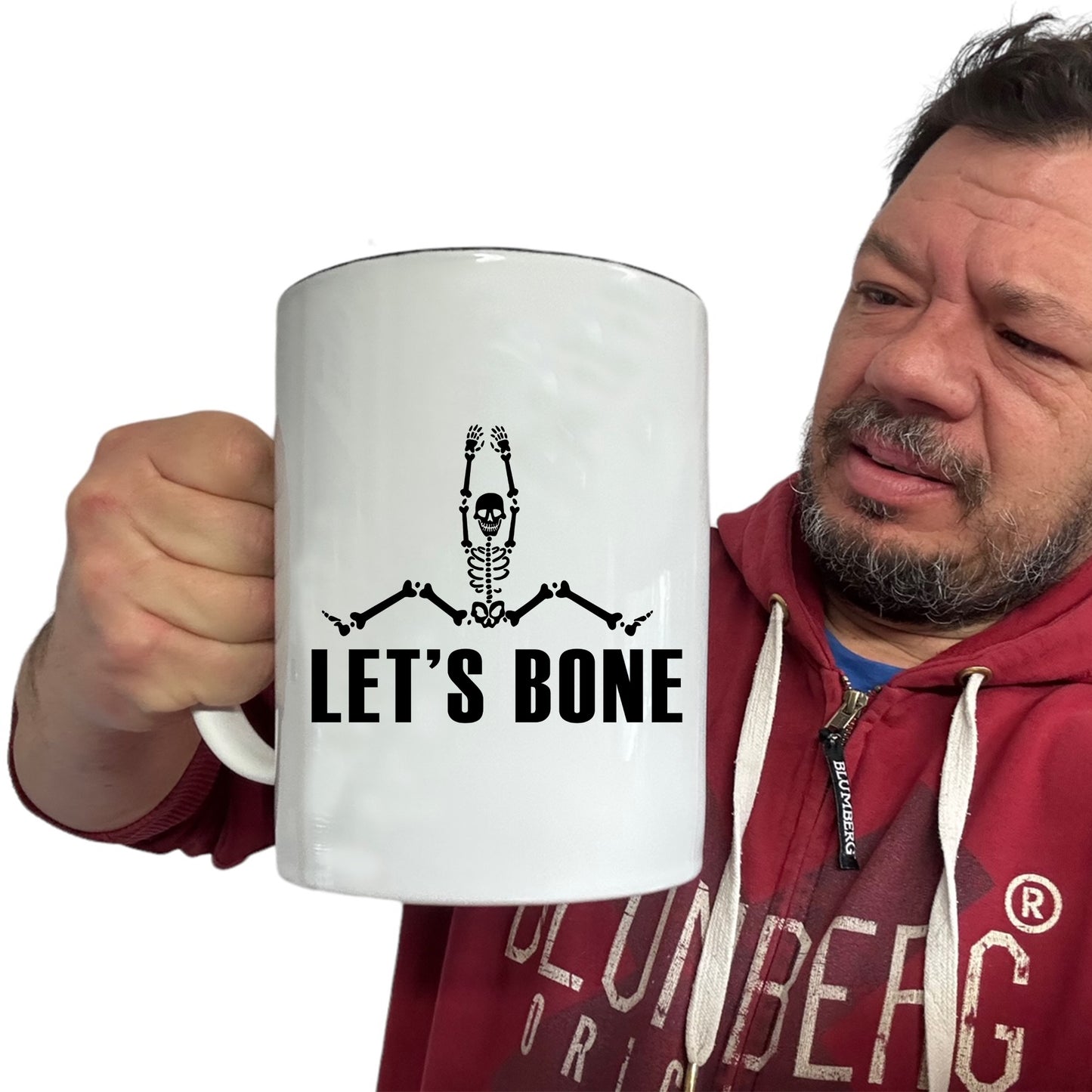 Lets Bone Skeleton - Funny Giant 2 Litre Mug