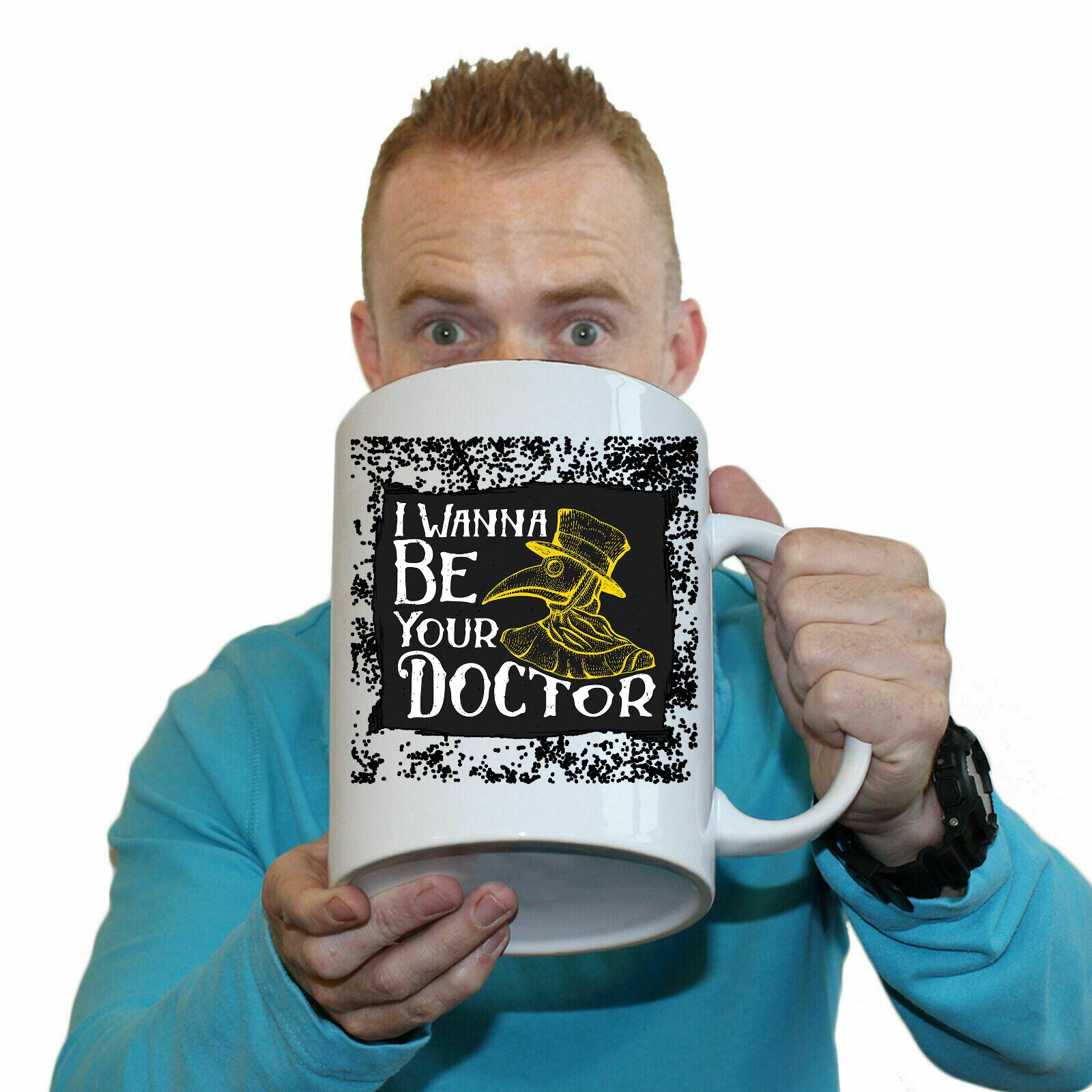 I Wanna Be Your Doctor - Funny Giant 2 Litre Mug