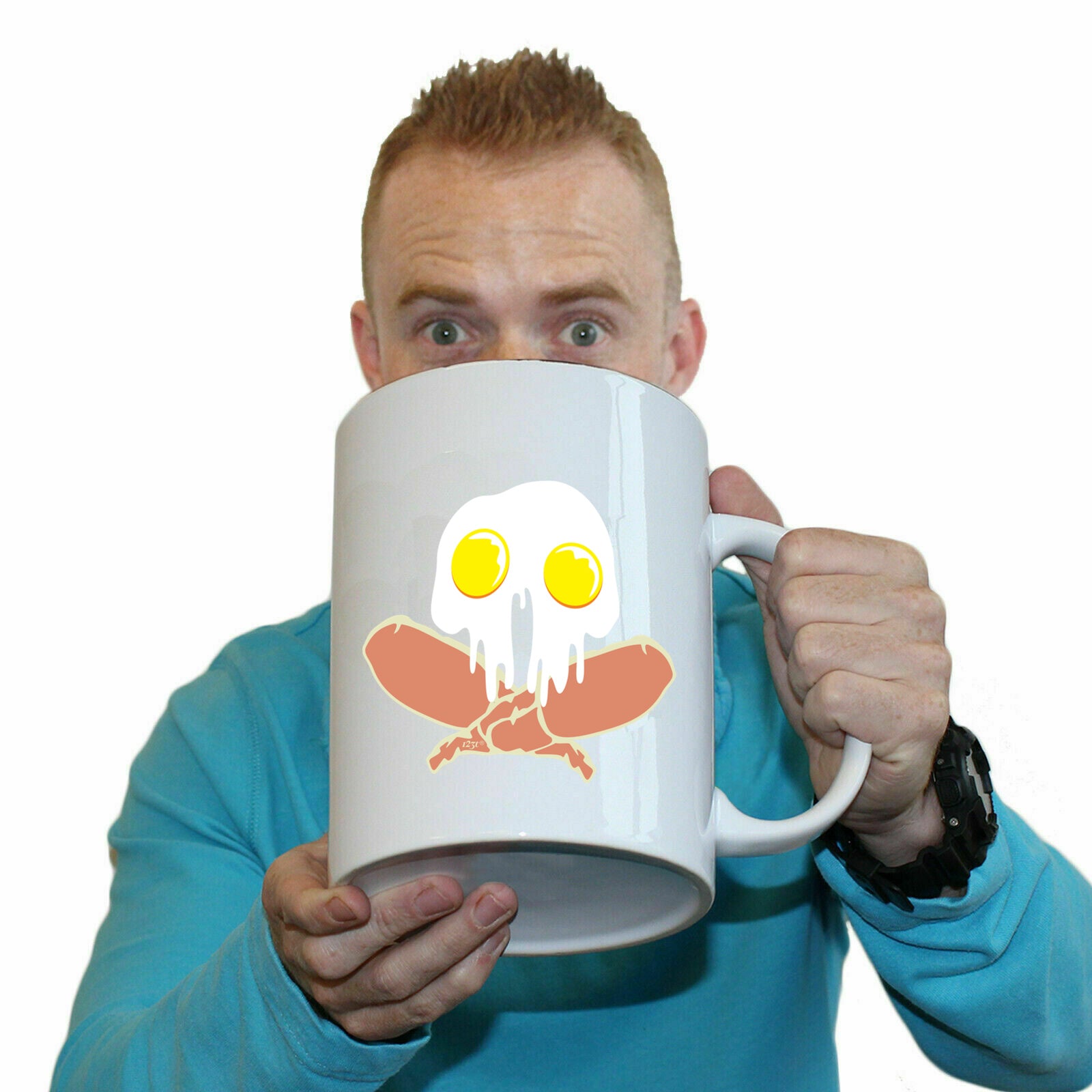 Ghoul Breakfast - Funny Giant 2 Litre Mug