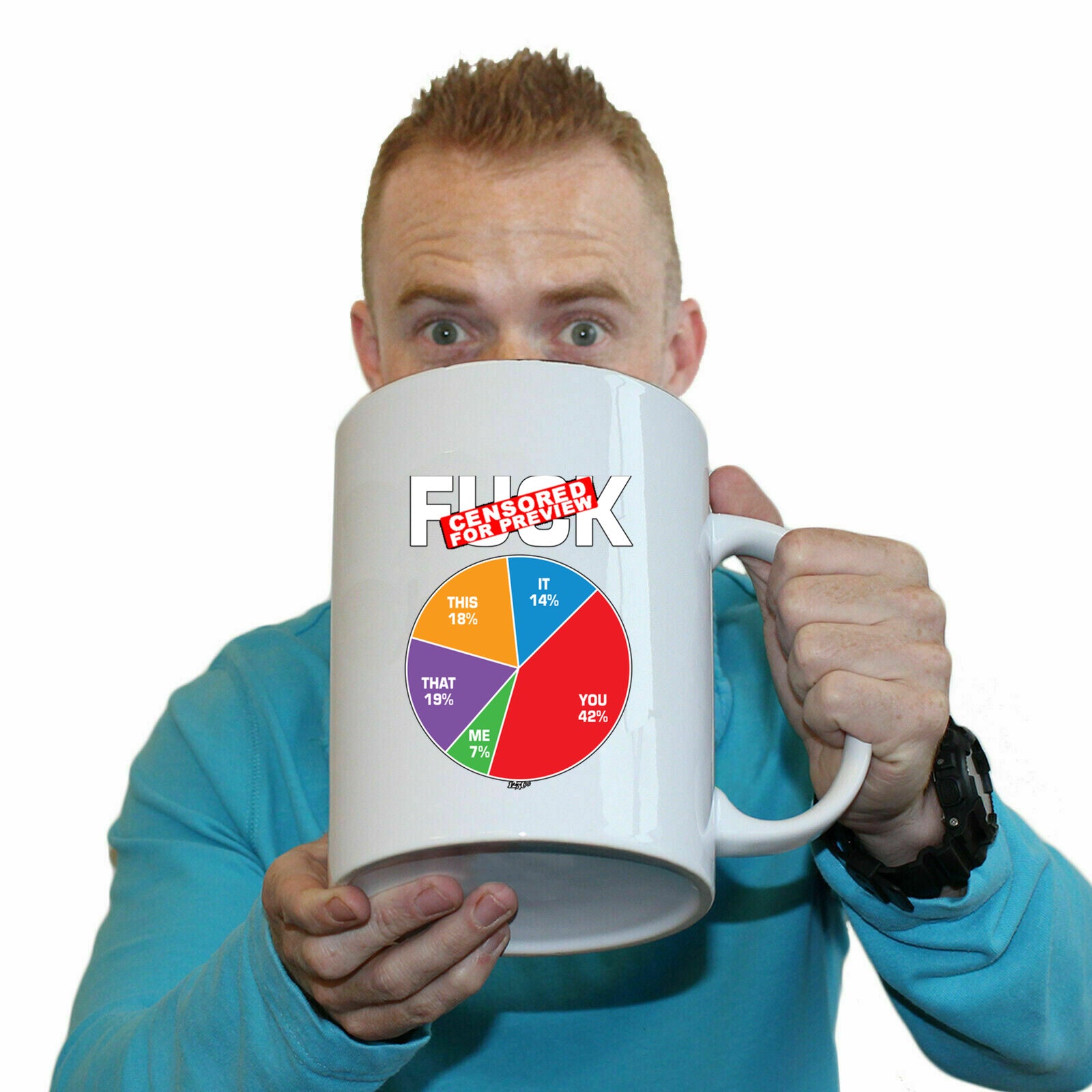 F  K Statistics - Funny Giant 2 Litre Mug