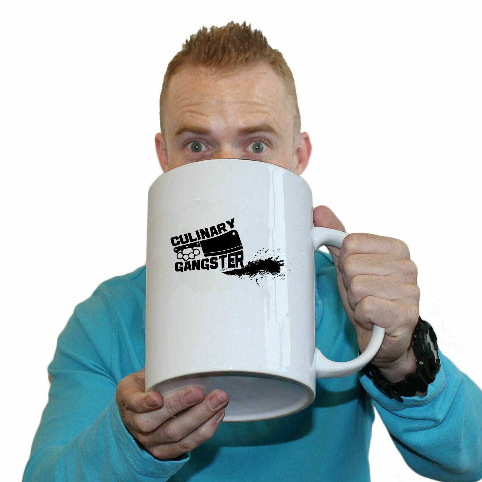 Culinary Gangster Chef Cooking - Funny Giant 2 Litre Mug