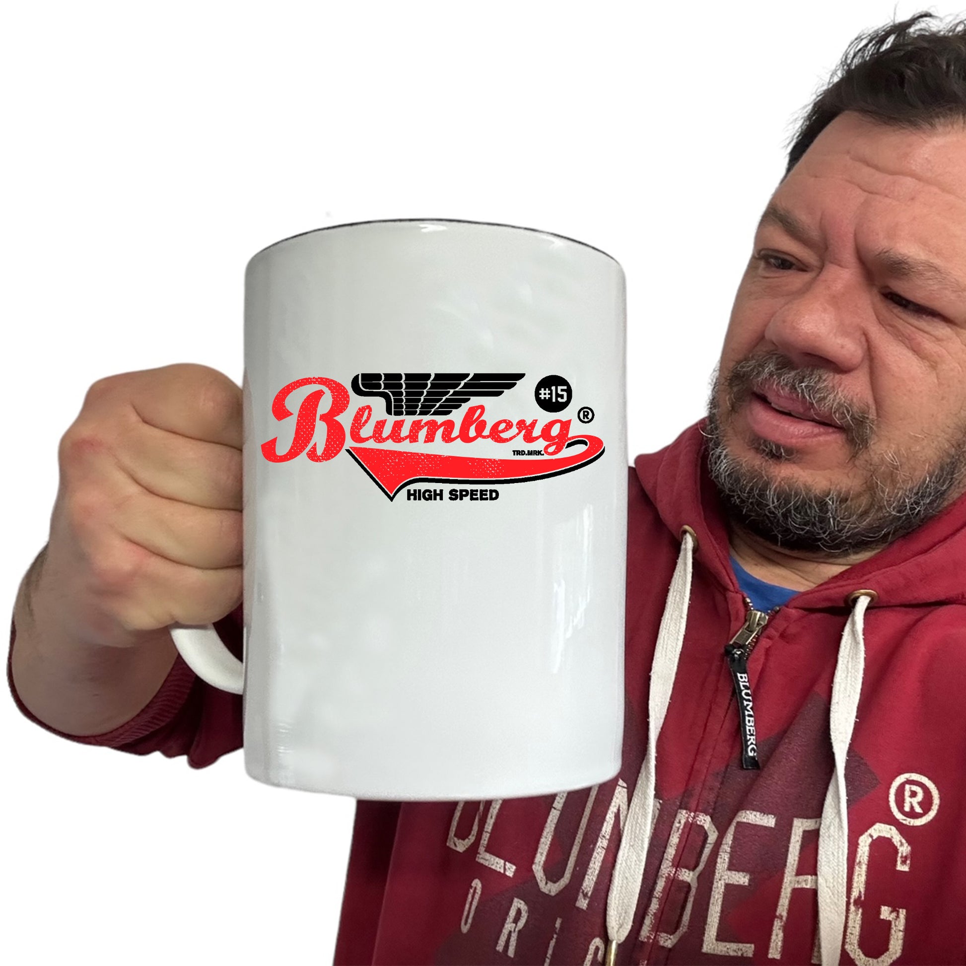 Blumberg Red Wing High Speed Australia - Funny Giant 2 Litre Mug