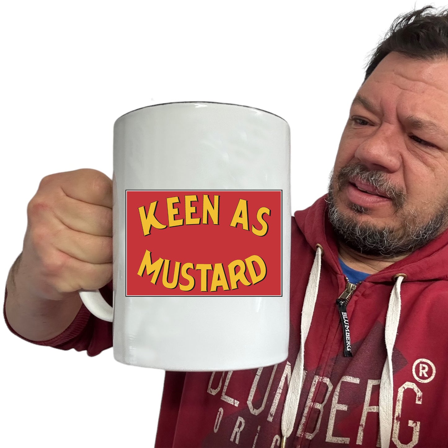 Keen As Mustard - Funny Giant 2 Litre Mug