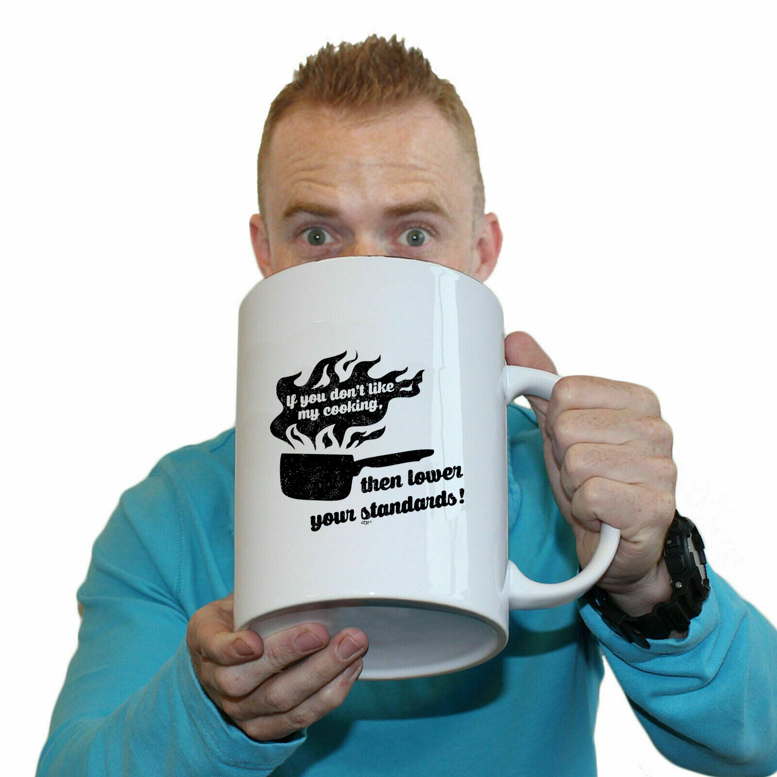 If You Dont Like My Cooking Lower Your Standards - Funny Giant 2 Litre Mug