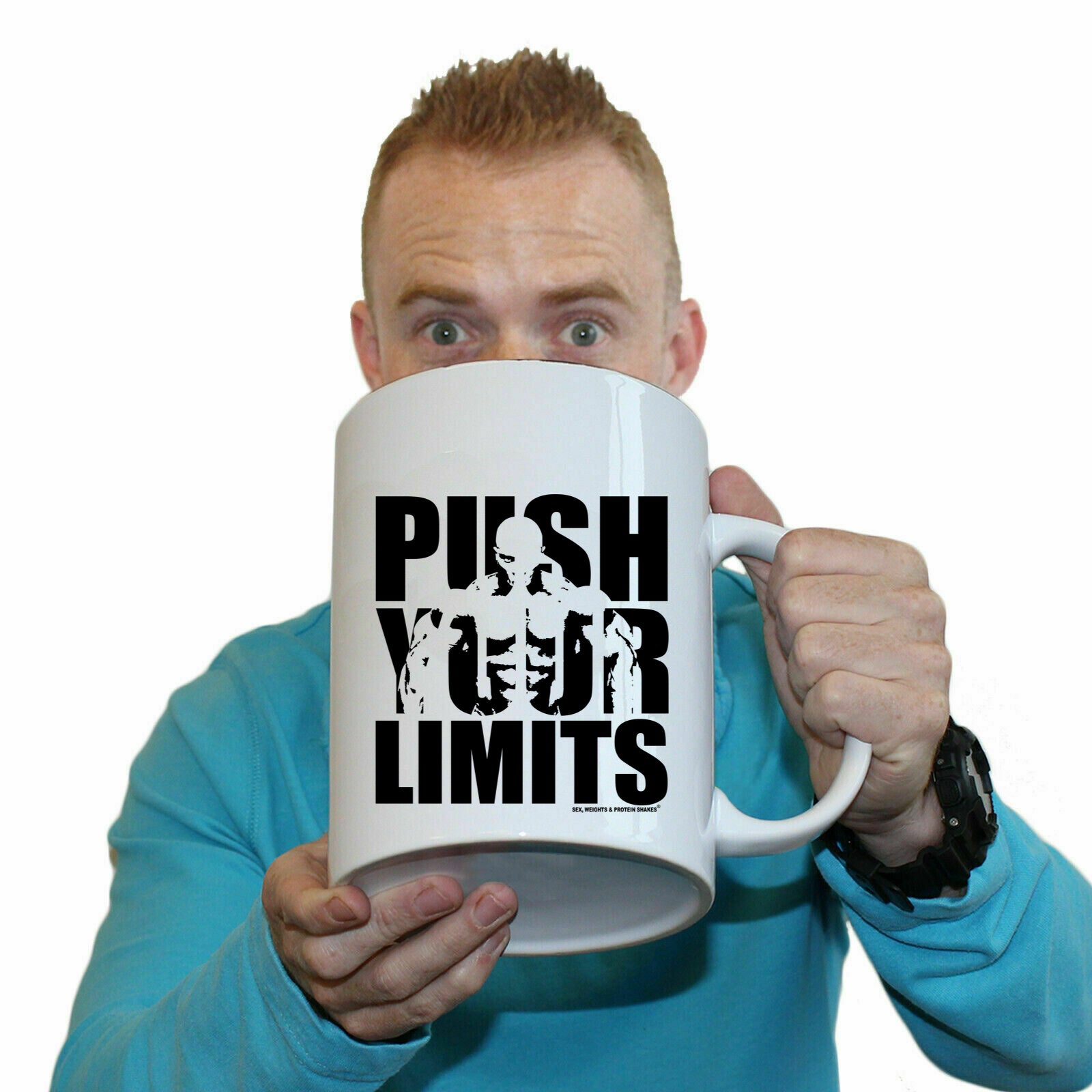 Swps Push Your Limits - Funny Giant 2 Litre Mug