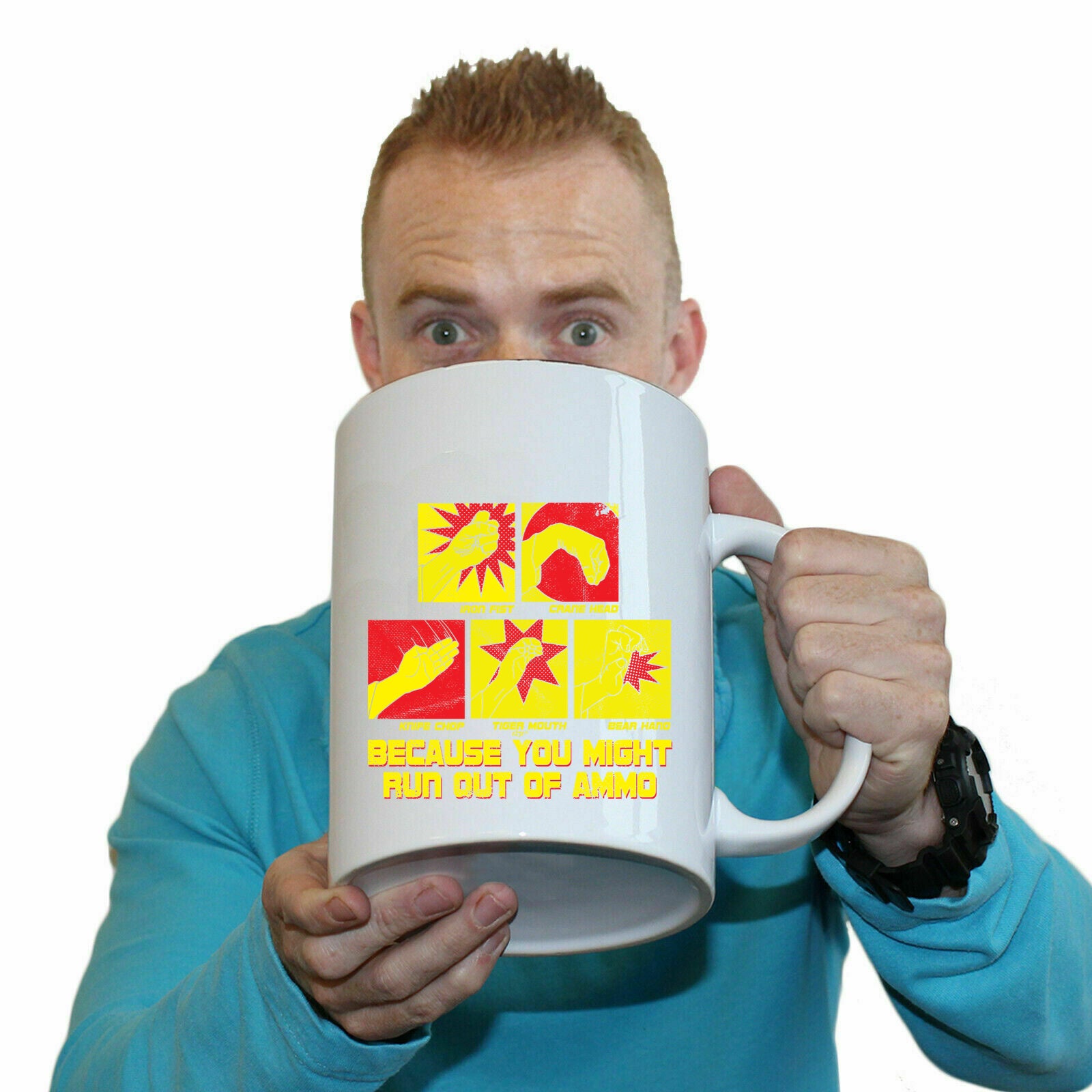 Because You Might Run Out Of Ammo - Funny Giant 2 Litre Mug