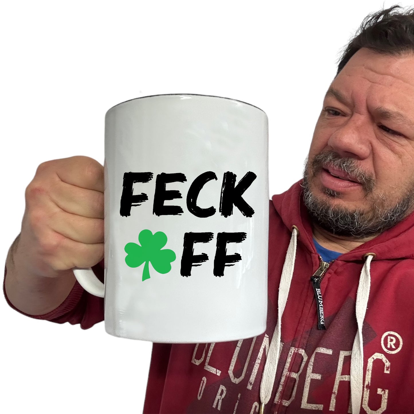 F Ck Off St Patricks Day Irish Rude - Funny Giant 2 Litre Mug