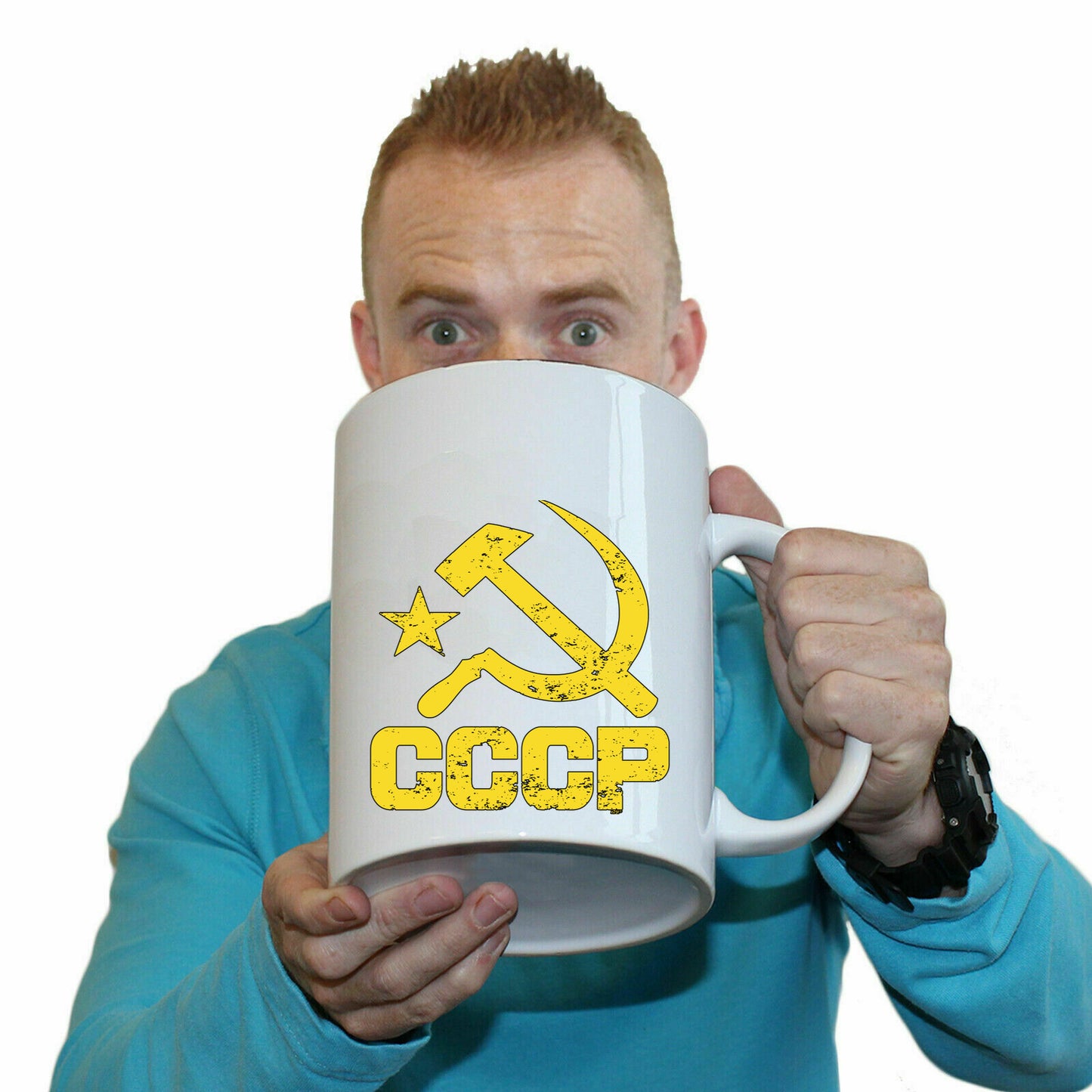 Cccp Yellow - Funny Giant 2 Litre Mug