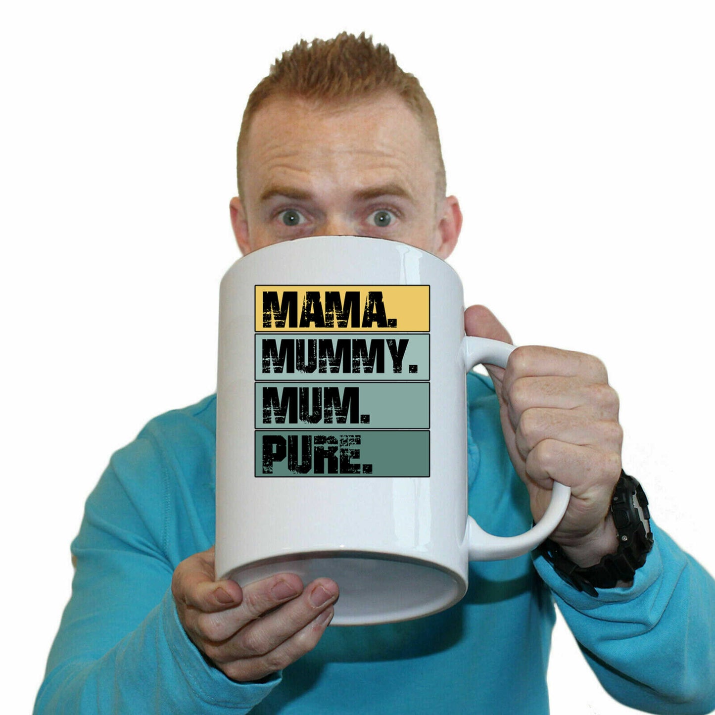 Mama Mummy Mum Pure Mother Mothers Day - Funny Giant 2 Litre Mug