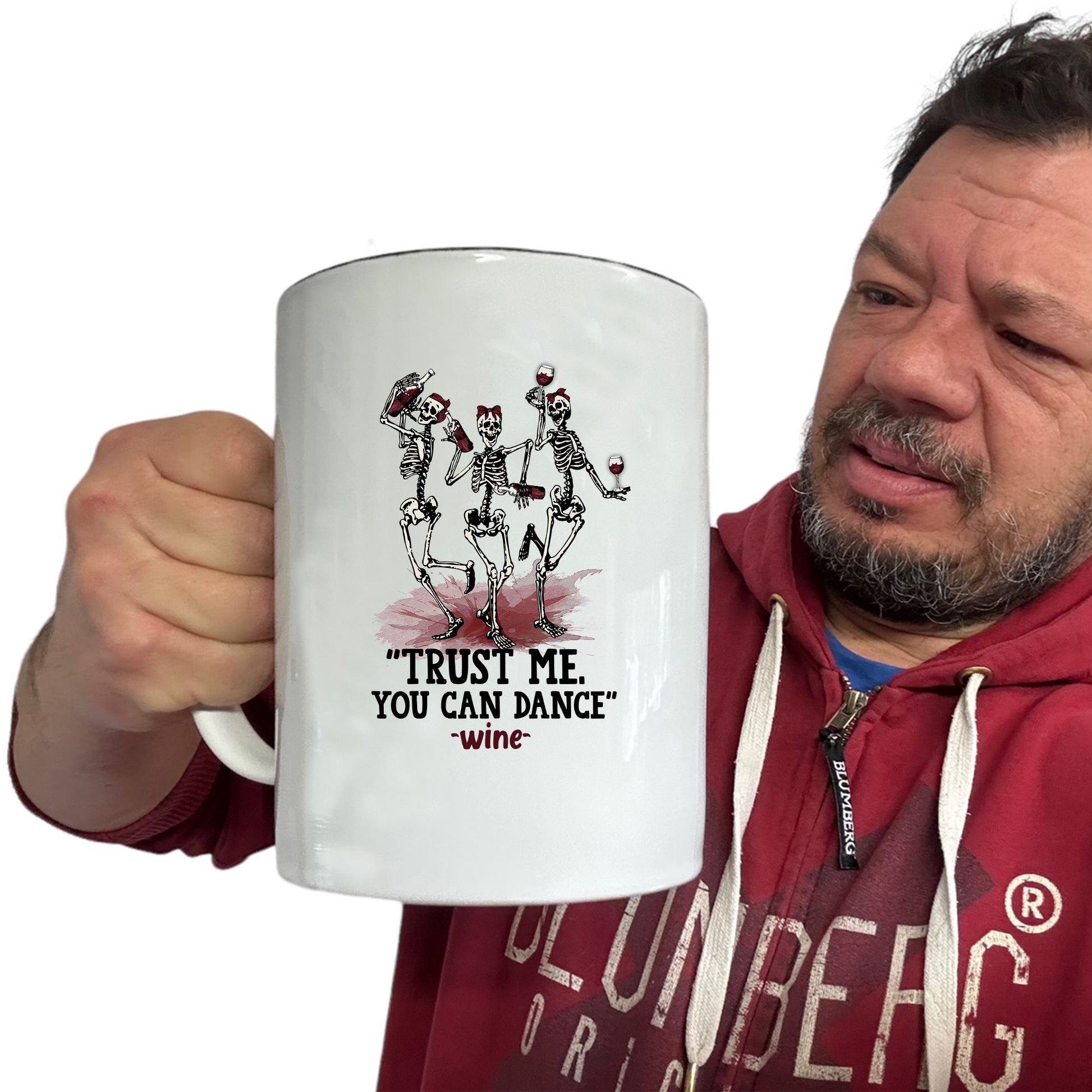 Trust Me You Can Dance Wine Drinking Alcohol - Funny Giant 2 Litre Mug