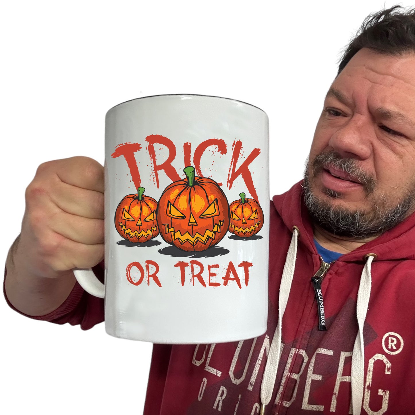 Halloween Trick Or Treat Pumpkings - Funny Giant 2 Litre Mug