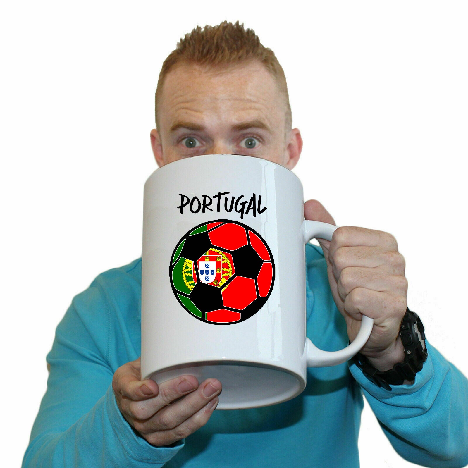 Portugal Football - Funny Giant 2 Litre Mug