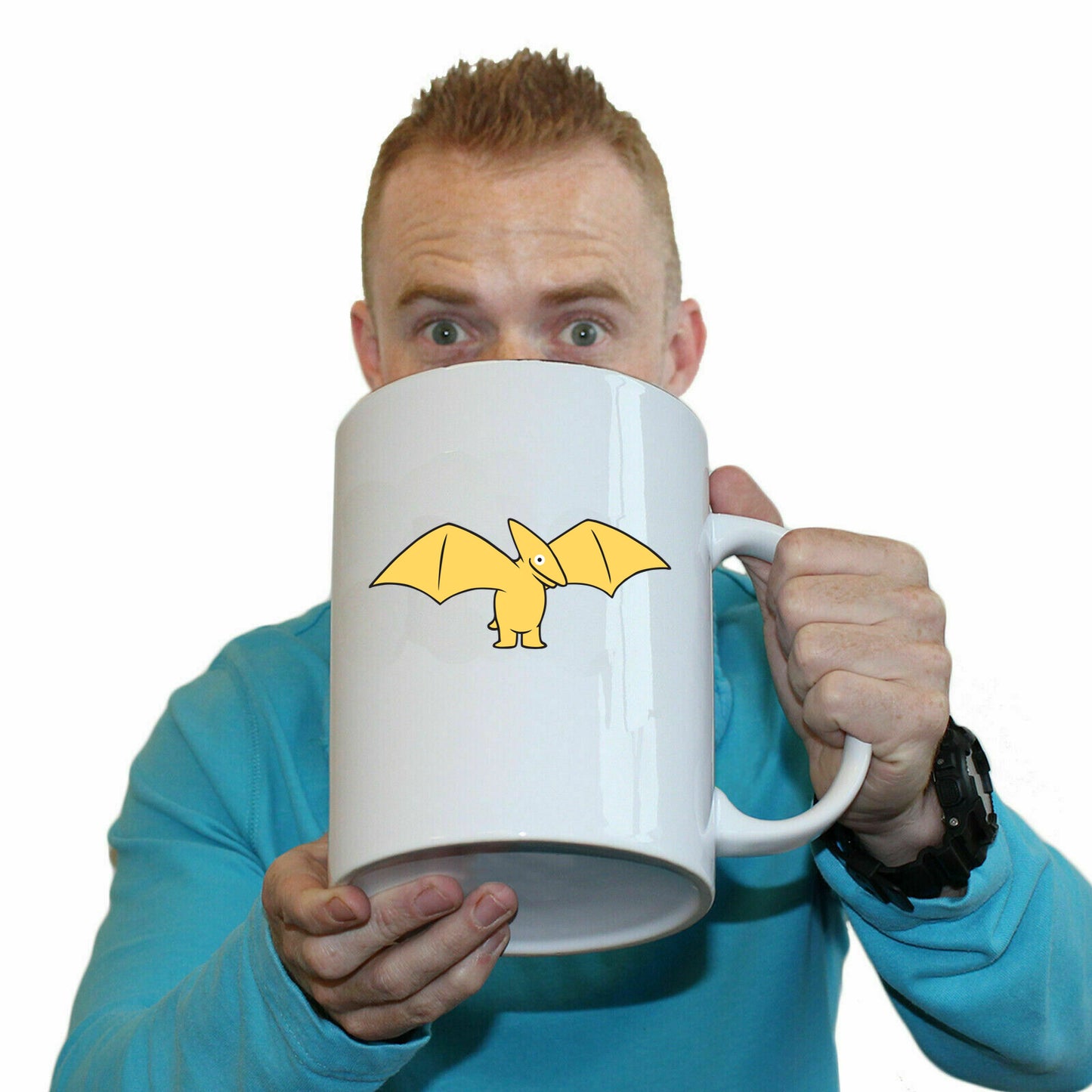 Dinosaur Pterodactyl Ani Mates - Funny Giant 2 Litre Mug