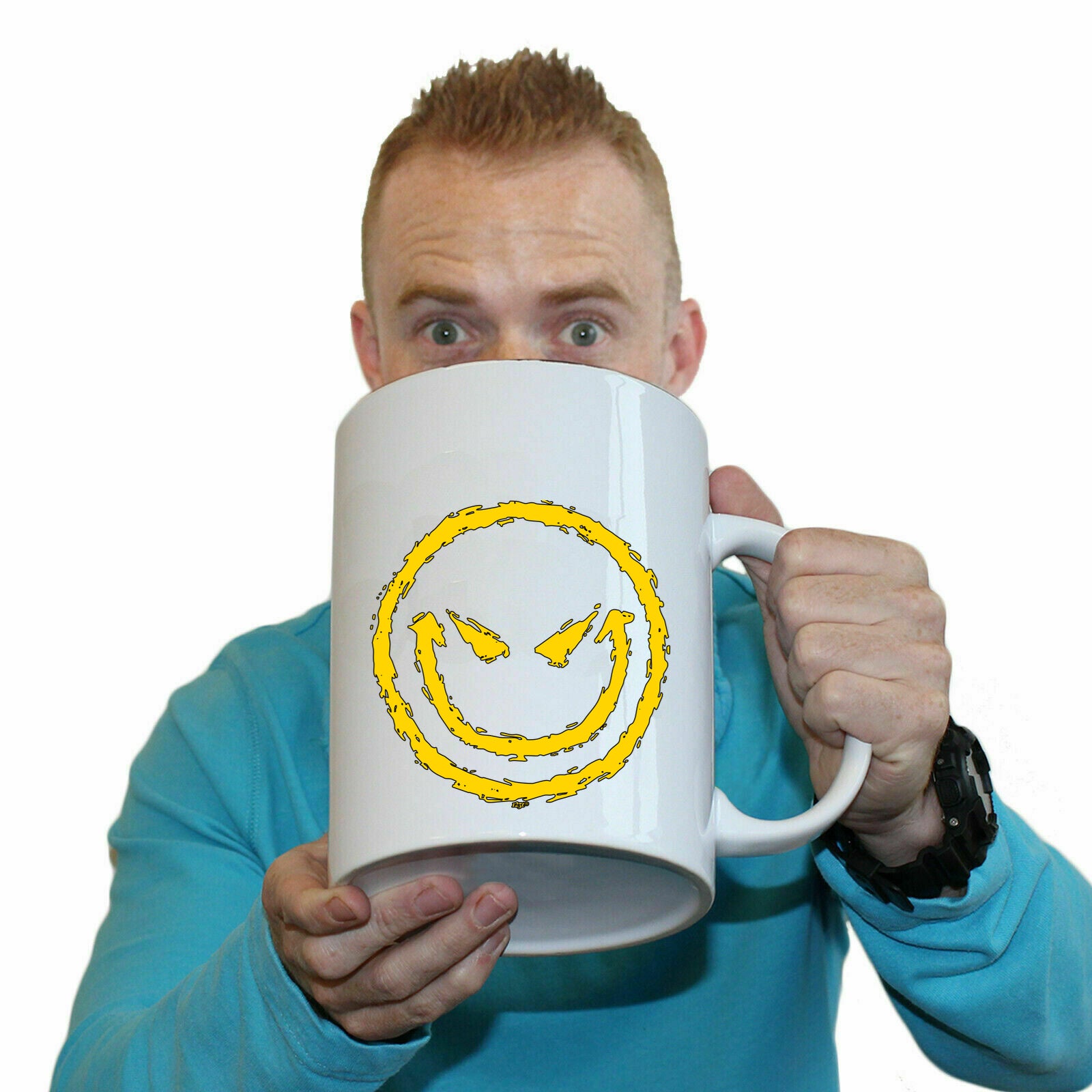 Evil Smile - Funny Giant 2 Litre Mug