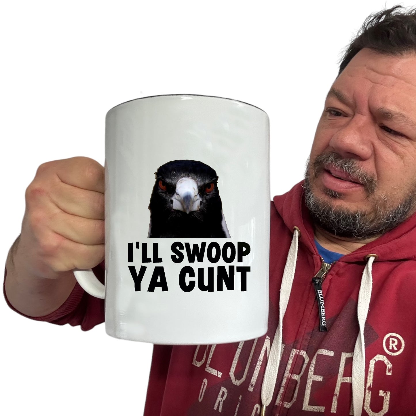 Ill Swoop Ya C Nt - Funny Giant 2 Litre Mug