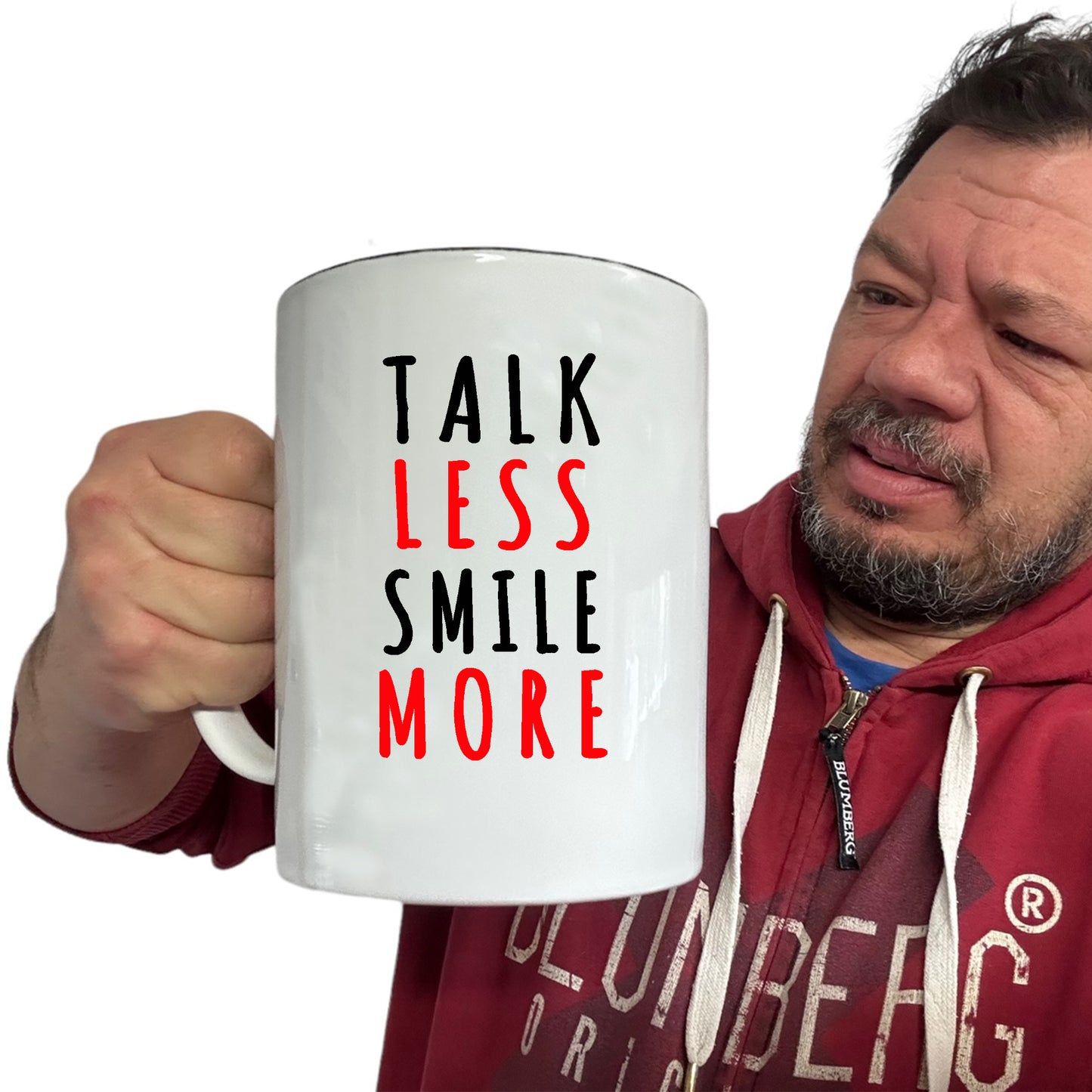 Talk Less Smile More Fashion - Funny Giant 2 Litre Mug