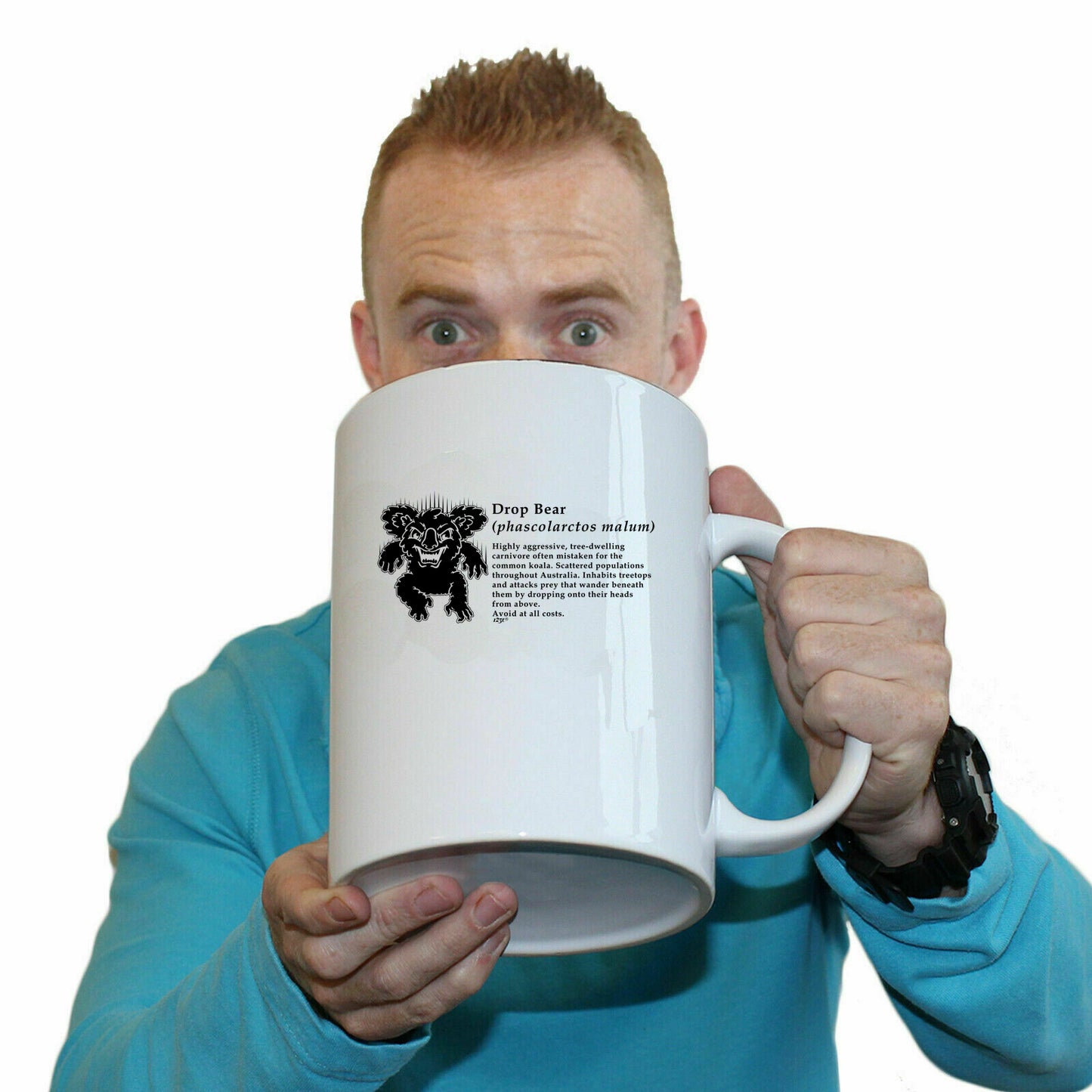 Drop Bear Definition Australia - Funny Giant 2 Litre Mug