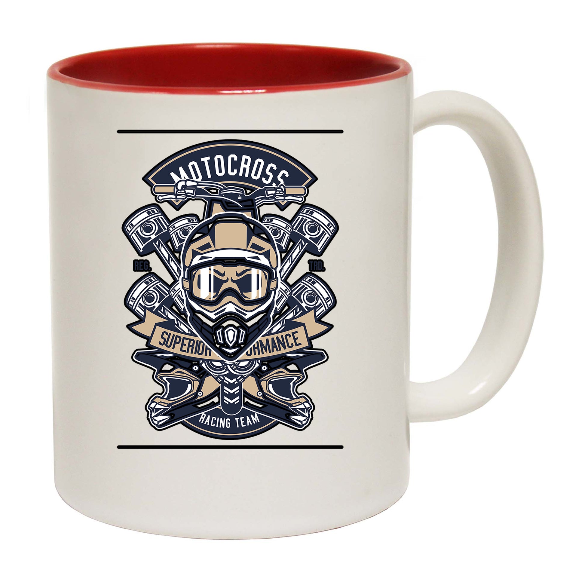 Motocross Racing Team Dirt Bike - Funny Coffee Mug