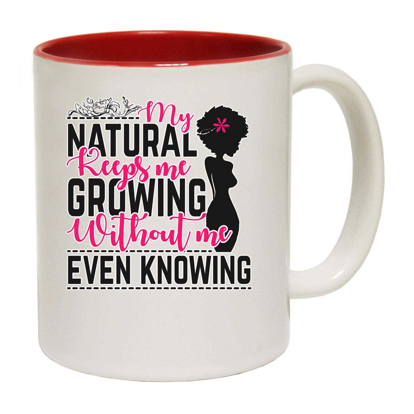 My Natural Keeps Me Crowing Afro - Funny Coffee Mug