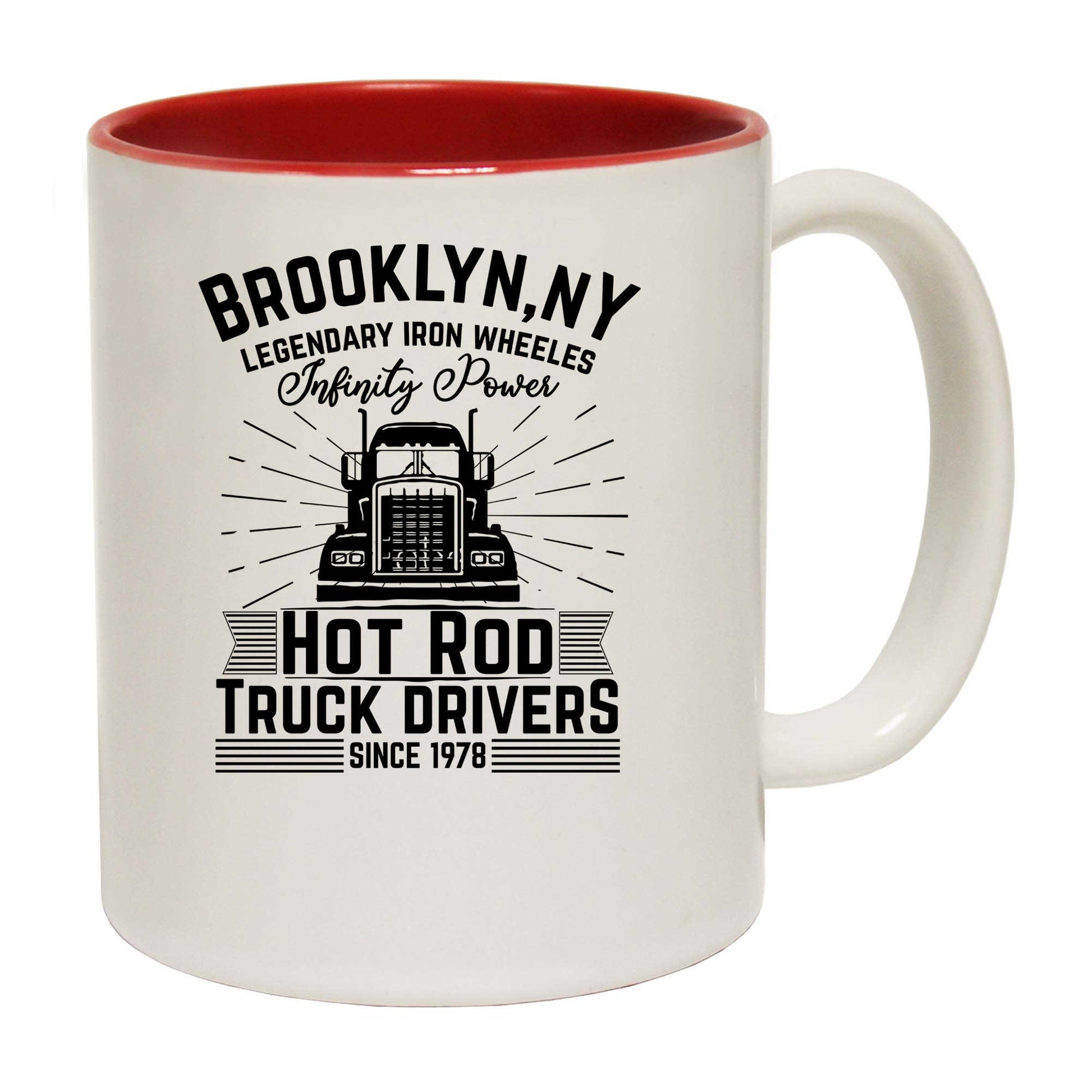 Legendary Iron Wheeles Infinity Power Truck Driver - Funny Coffee Mug