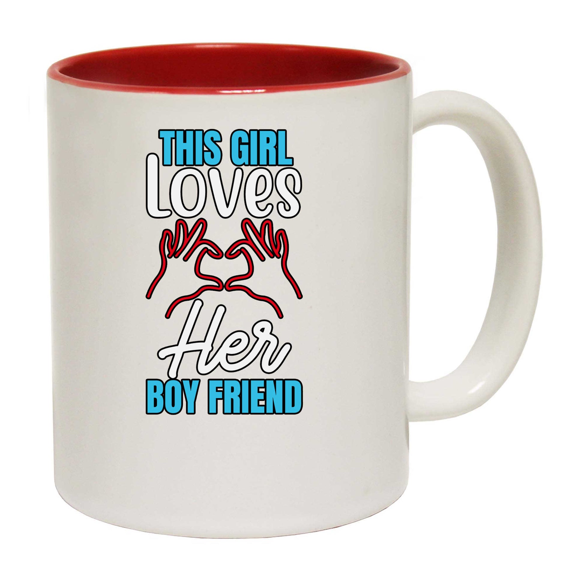 This Girl Loves Her Boy Friend - Funny Coffee Mug