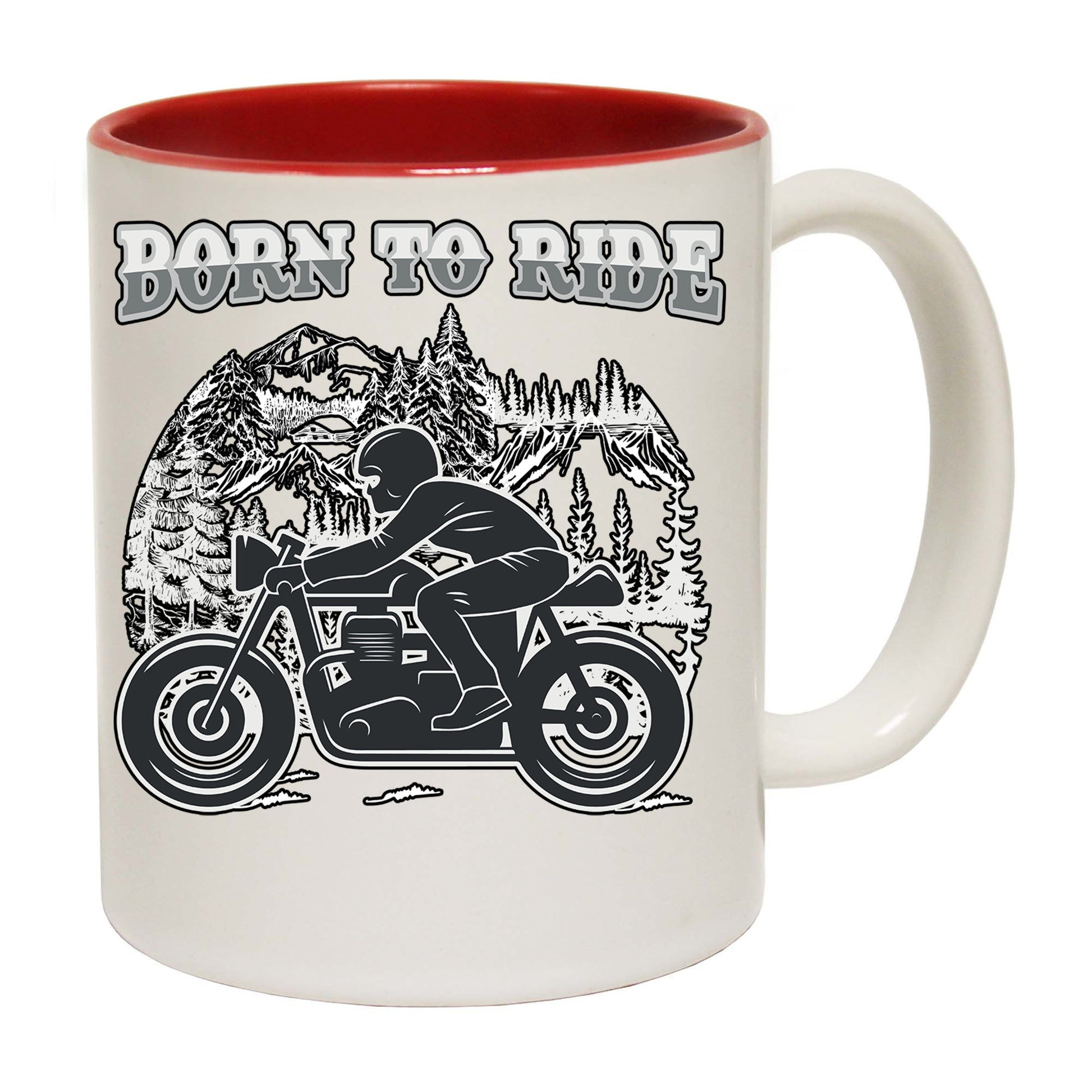 Born To Ride Motorcycle Motorbike - Funny Coffee Mug