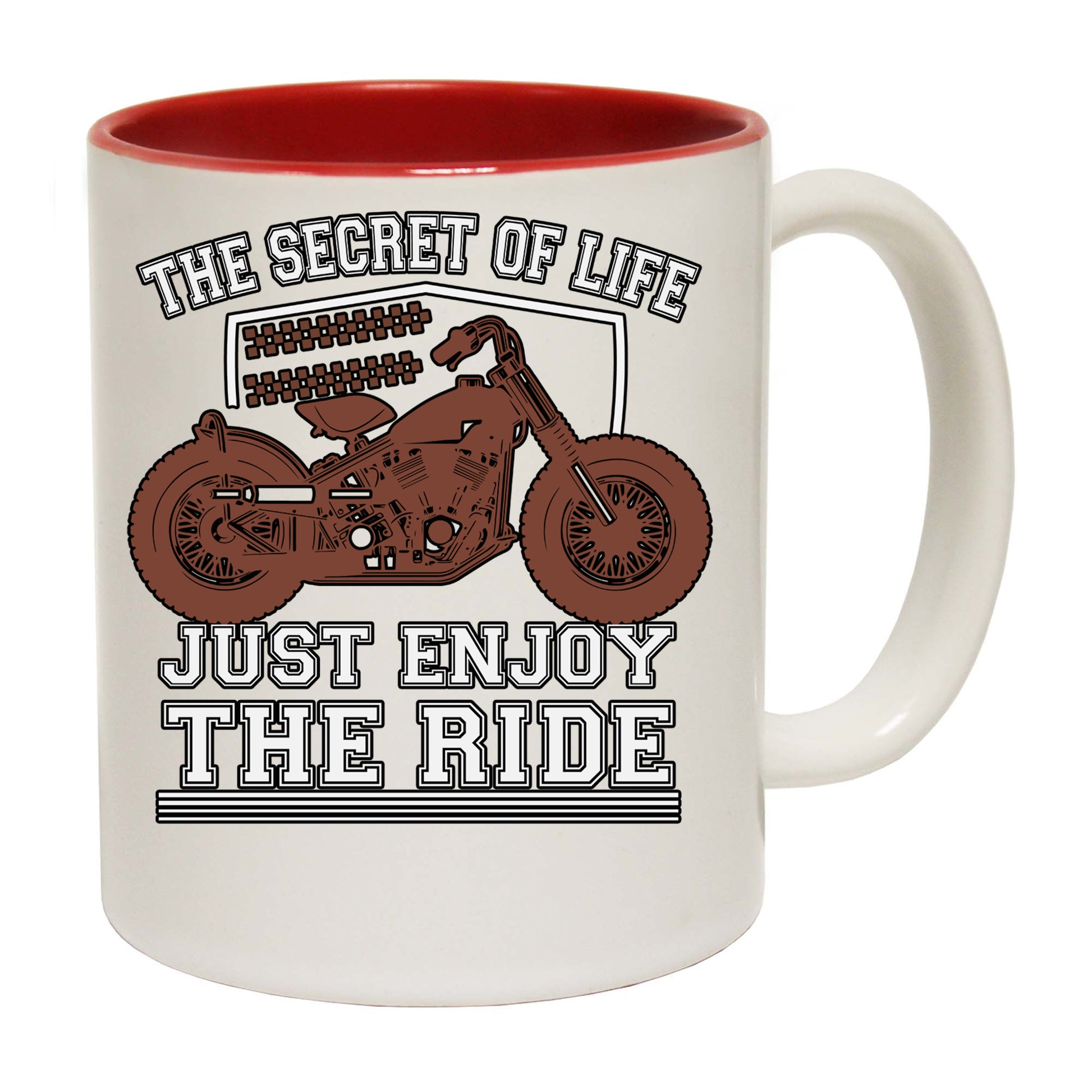 Secret Of Life Ride Motorcycle Motorbike - Funny Coffee Mug