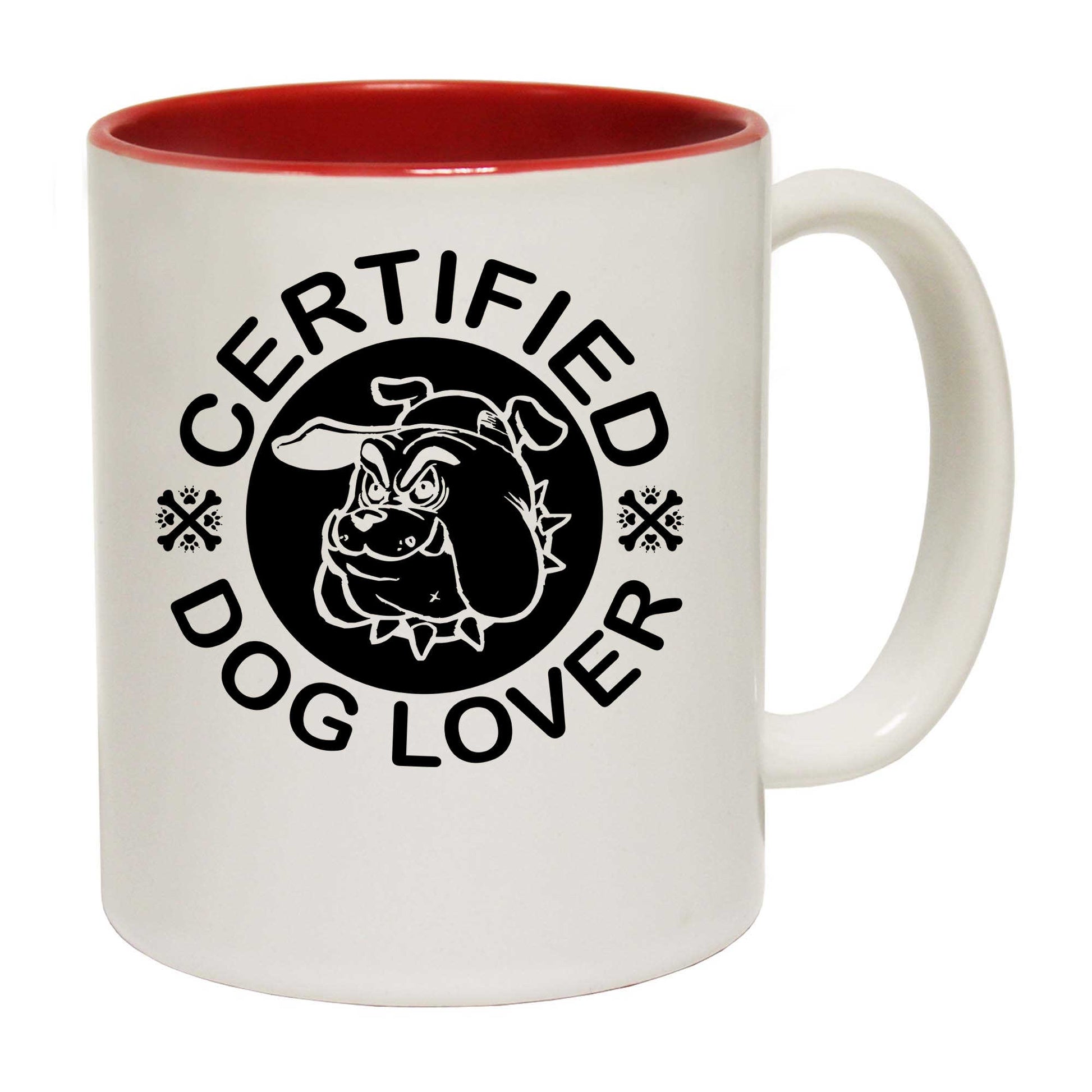 Certified Dog Lover Dogs - Funny Coffee Mug