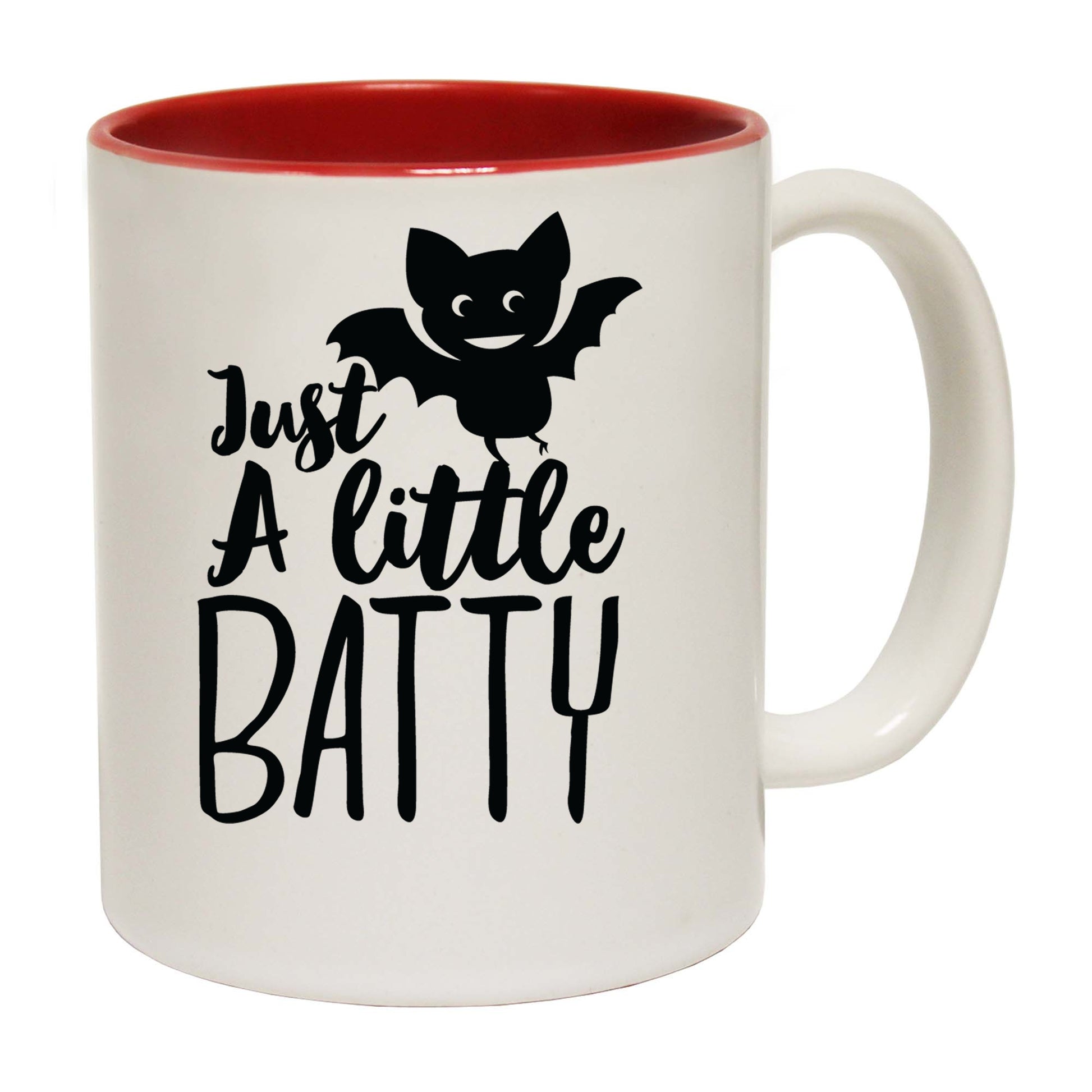 Just A Little Batty Halloween - Funny Coffee Mug