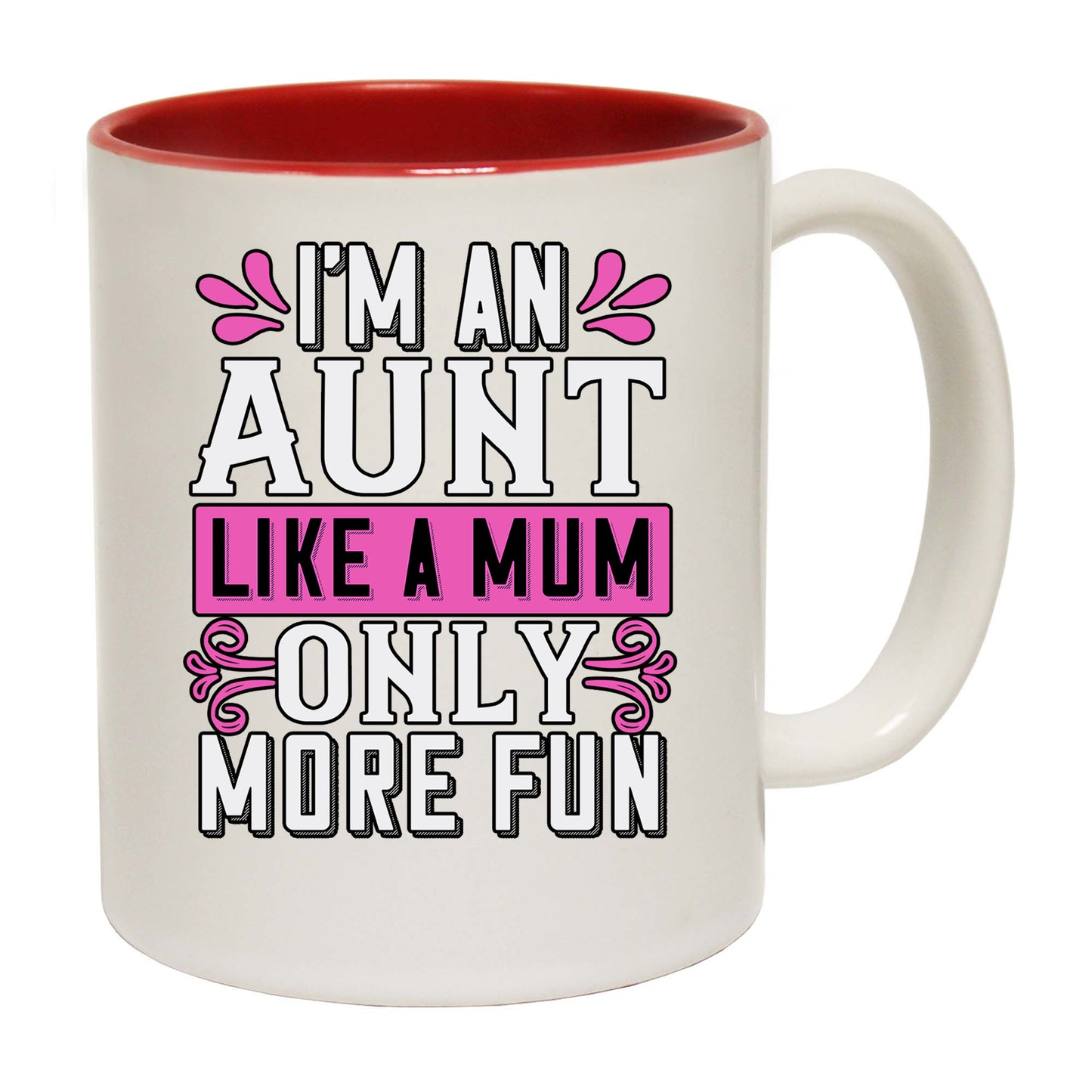 Im An Aunt Like A Mum Only More Fun - Funny Coffee Mug