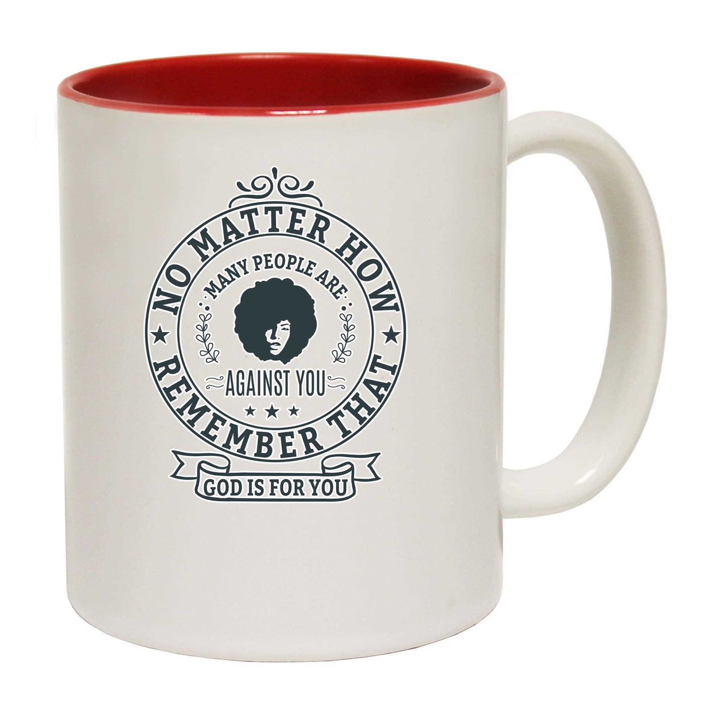 No Matter How Many People Afro - Funny Coffee Mug