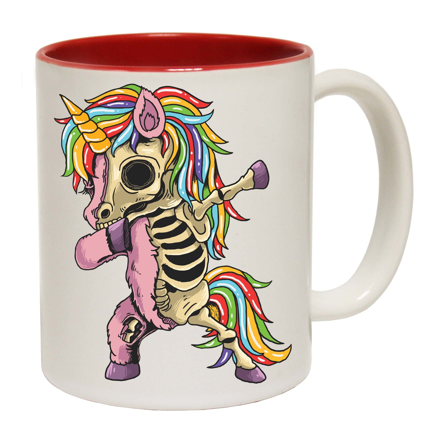 Zombie Unicorn Dab Halloween Trick Or Treat - Funny Coffee Mug