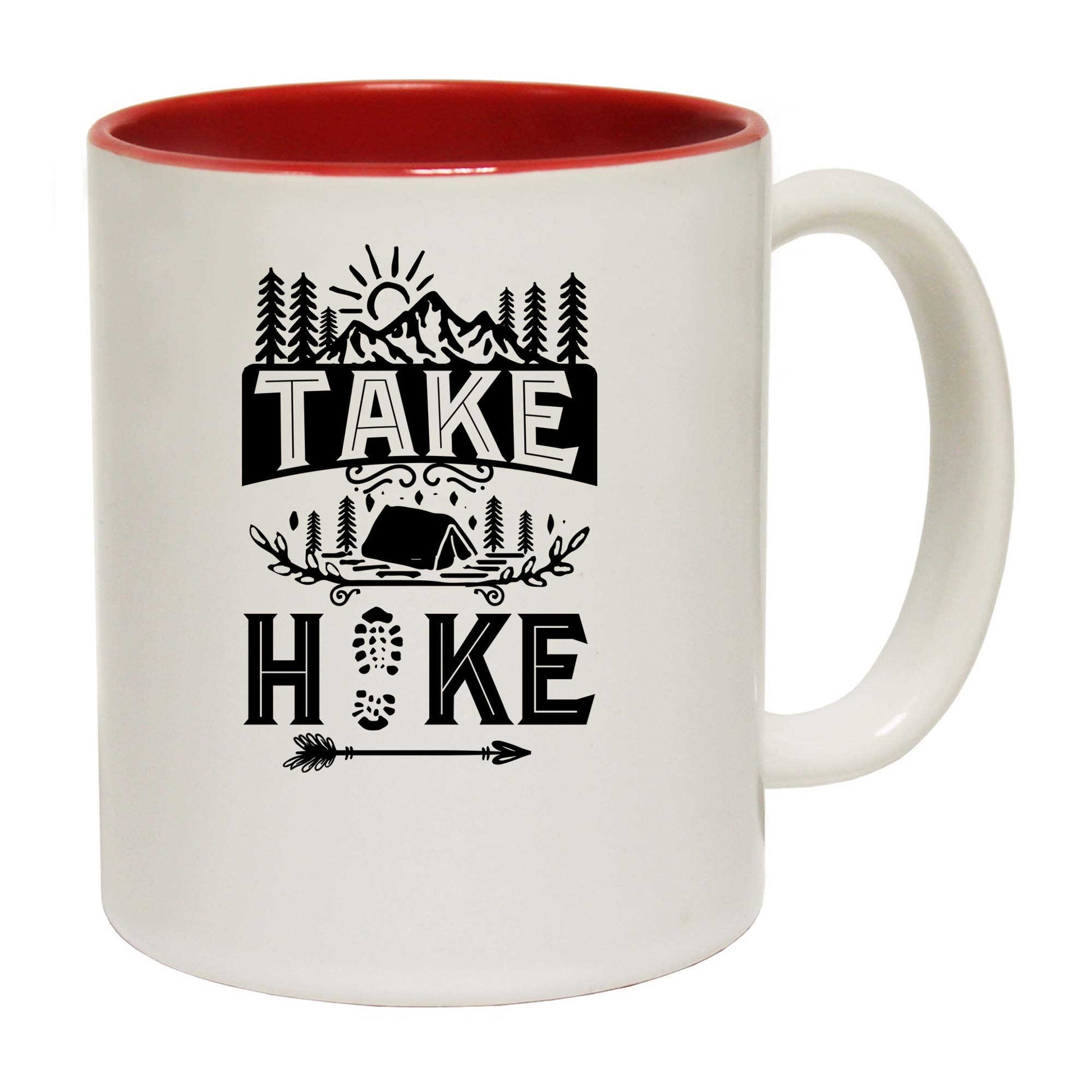 Take A Hike Camping Hiking Tent - Funny Coffee Mug