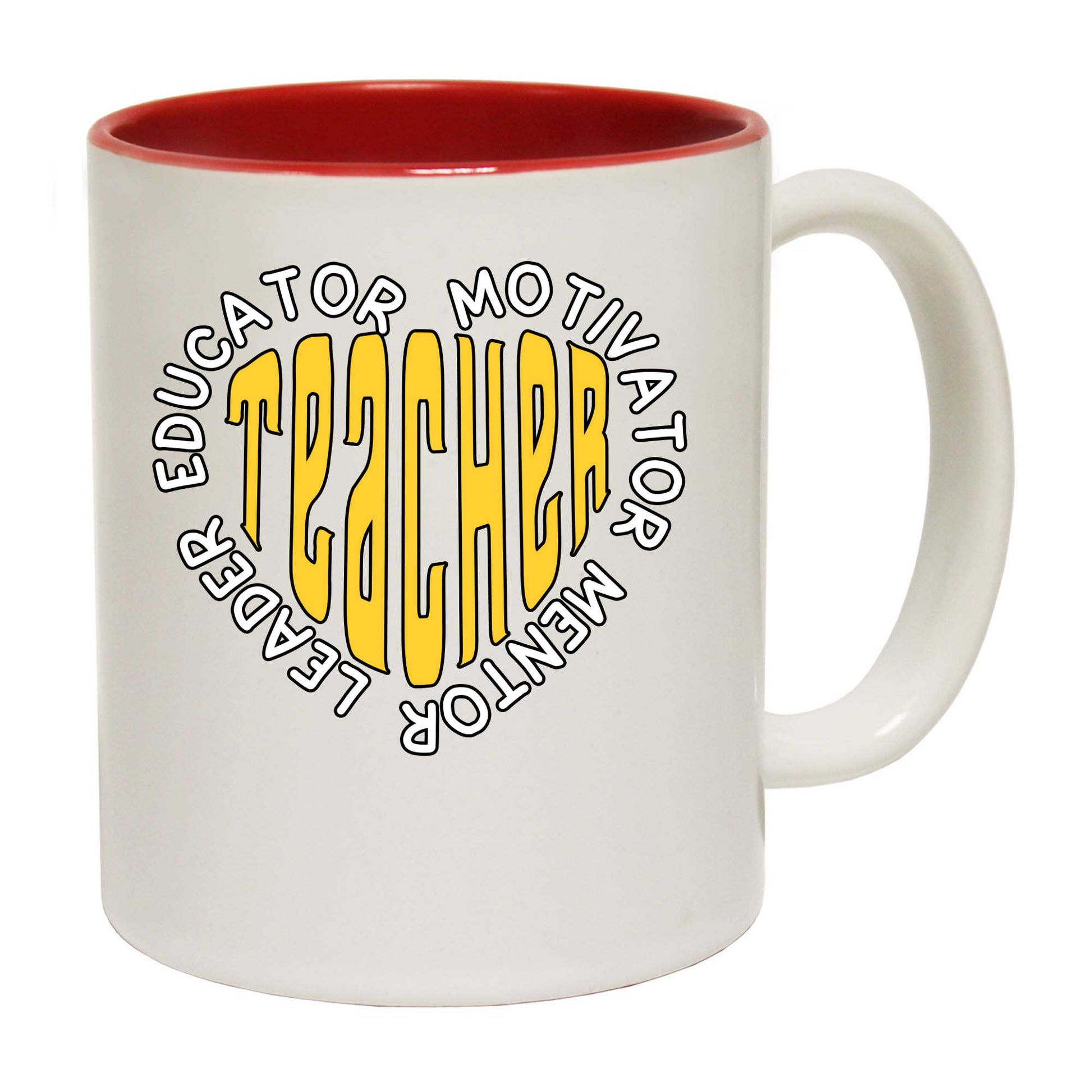 Teacher Heart Teaching Is A Work Of Heart - Funny Coffee Mug