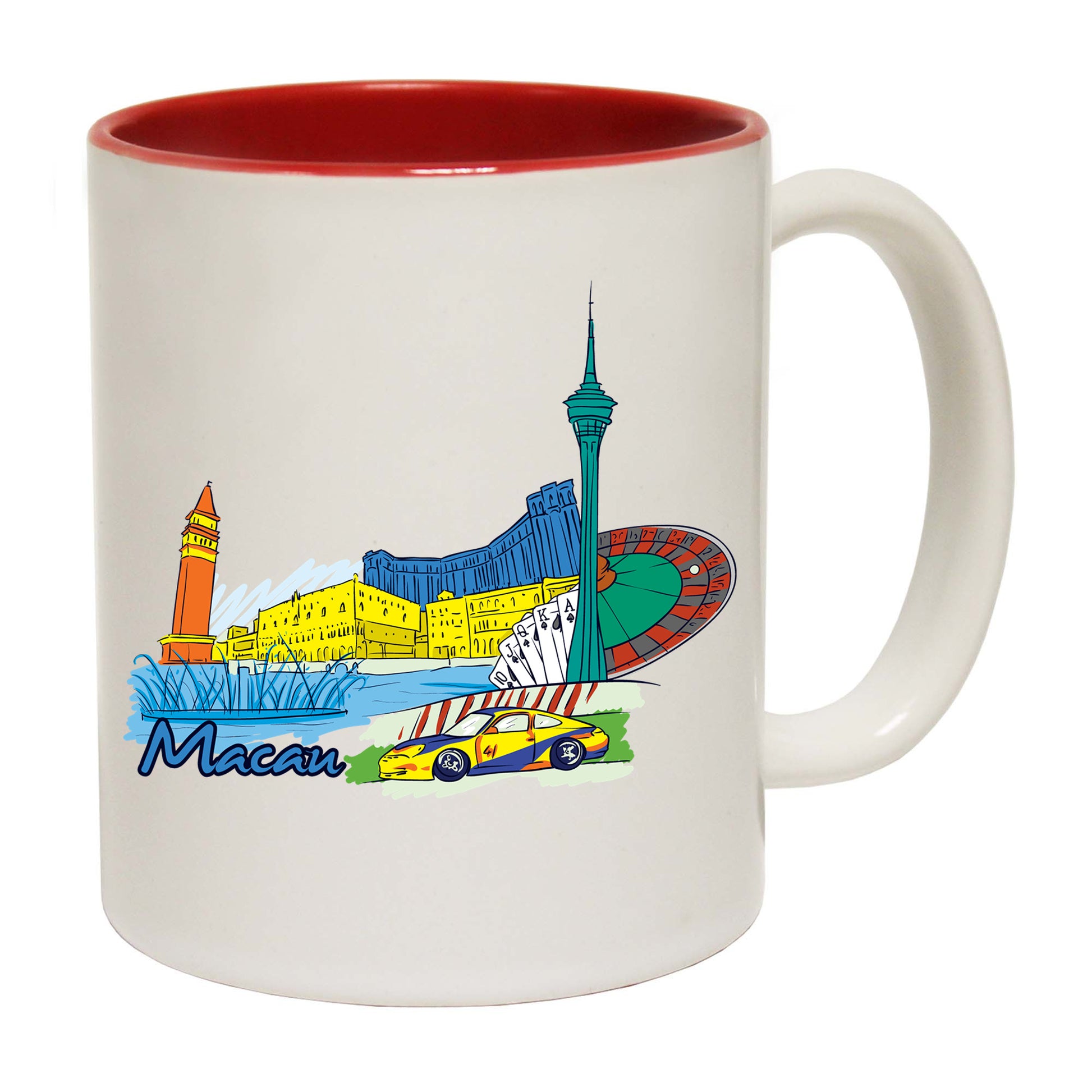 Macau China Country Flag Destination - Funny Coffee Mug