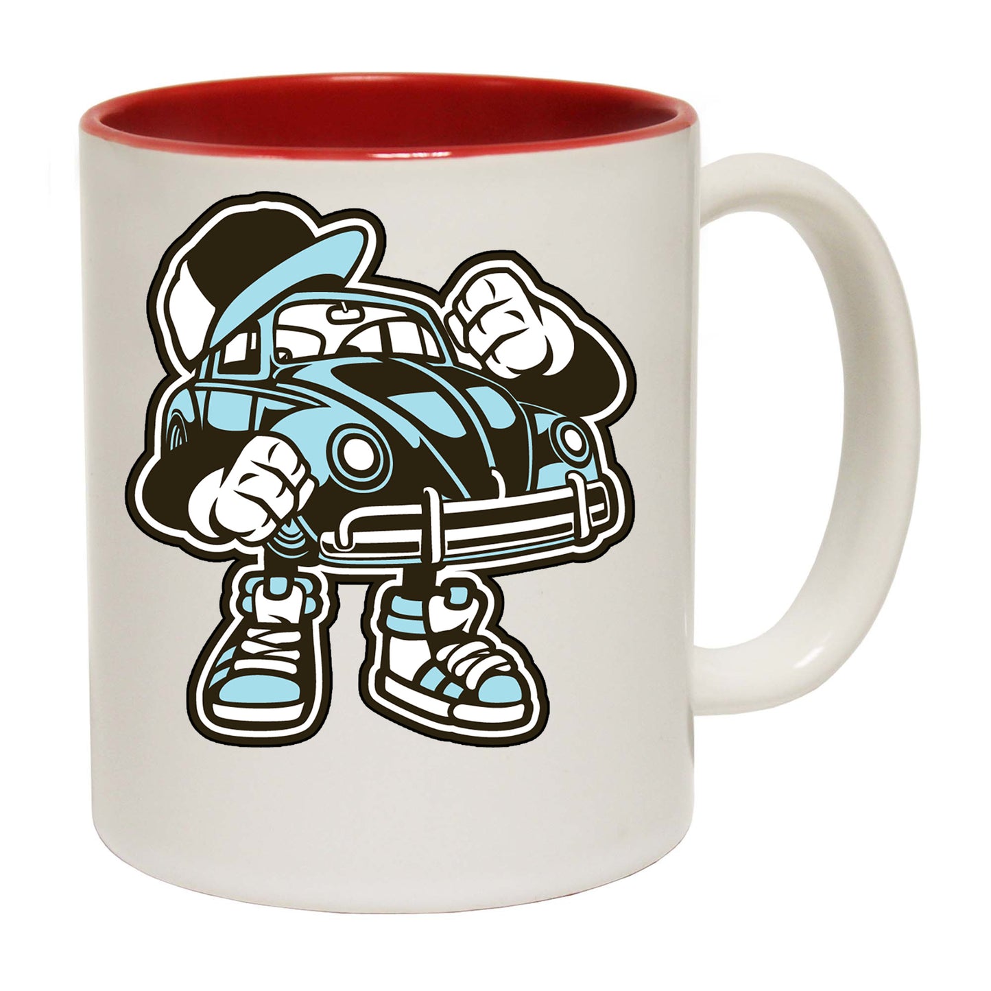 Street Car Retro Cartoon - Funny Coffee Mug