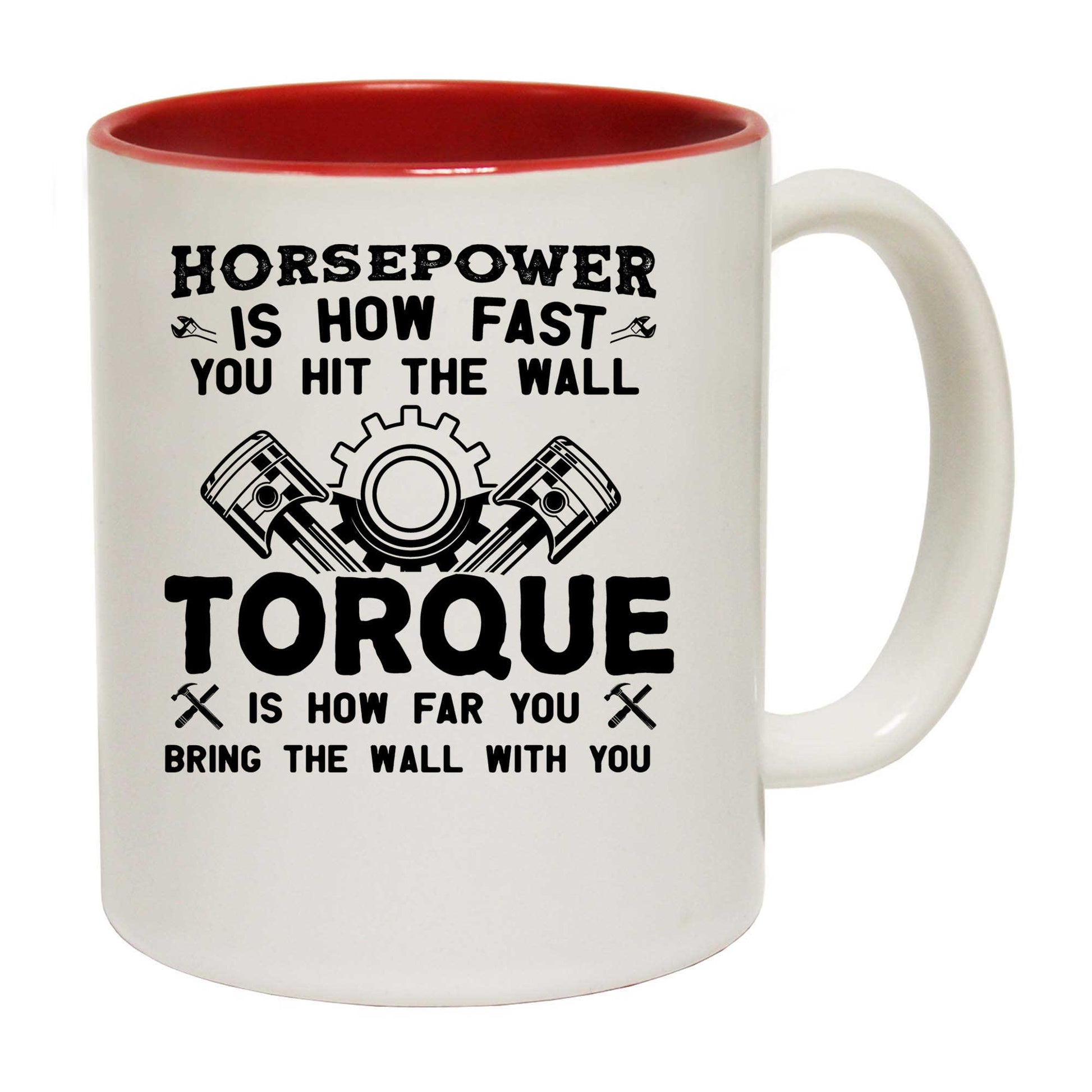 Horsepower Torque Mechanic Car - Funny Coffee Mug