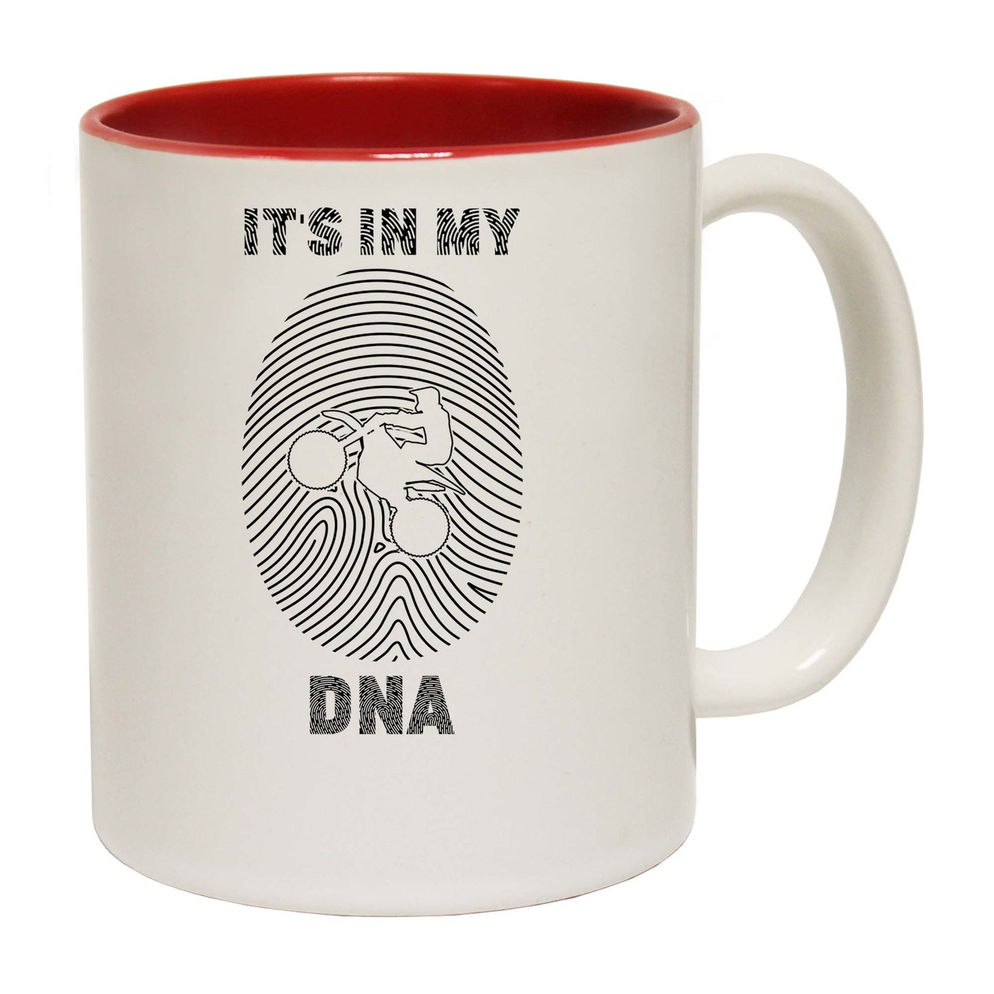 Its In My Dna Motorcycle Motorbike Dirtbike - Funny Coffee Mug