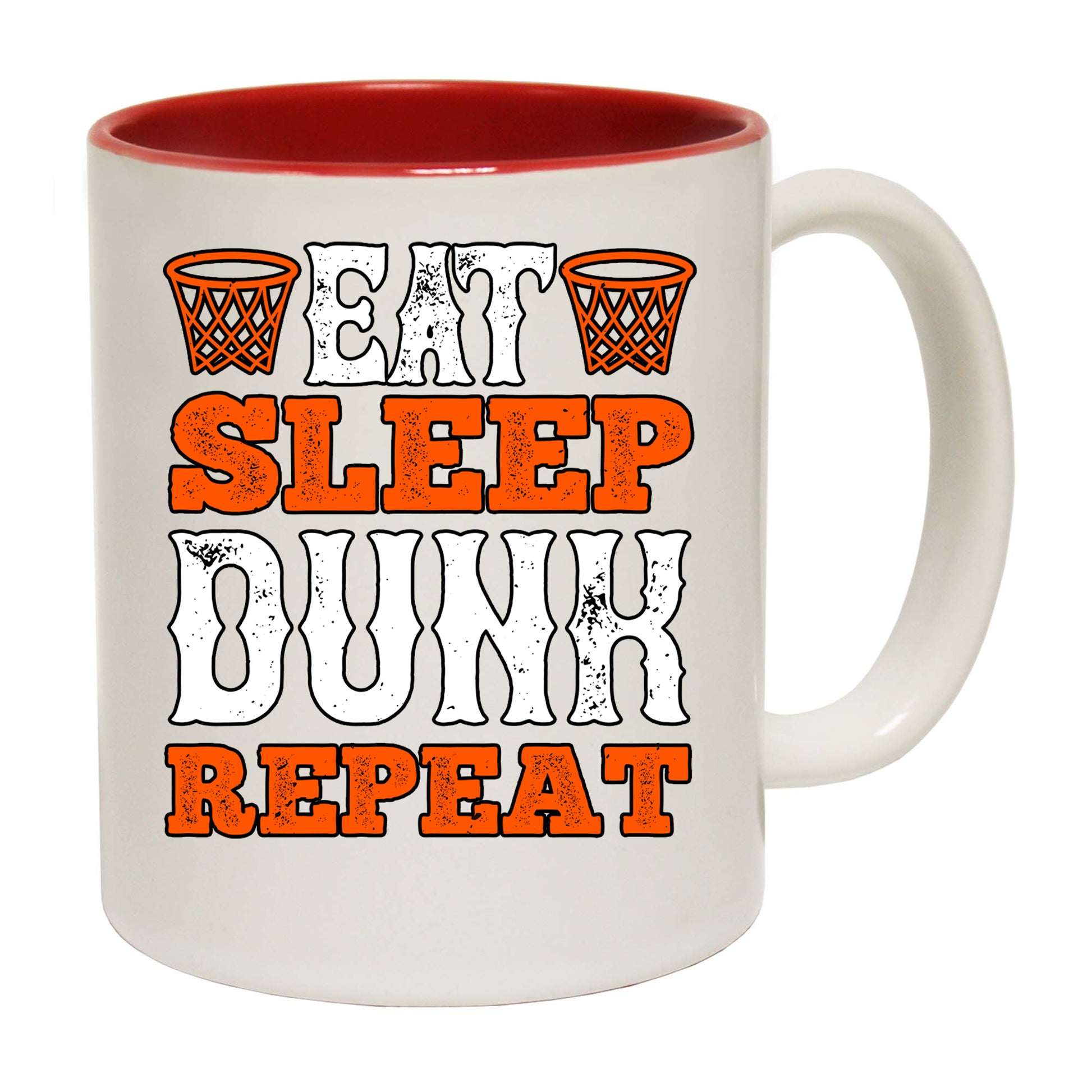 Basketball Eat Sleep Dunk Repeat - Funny Coffee Mug