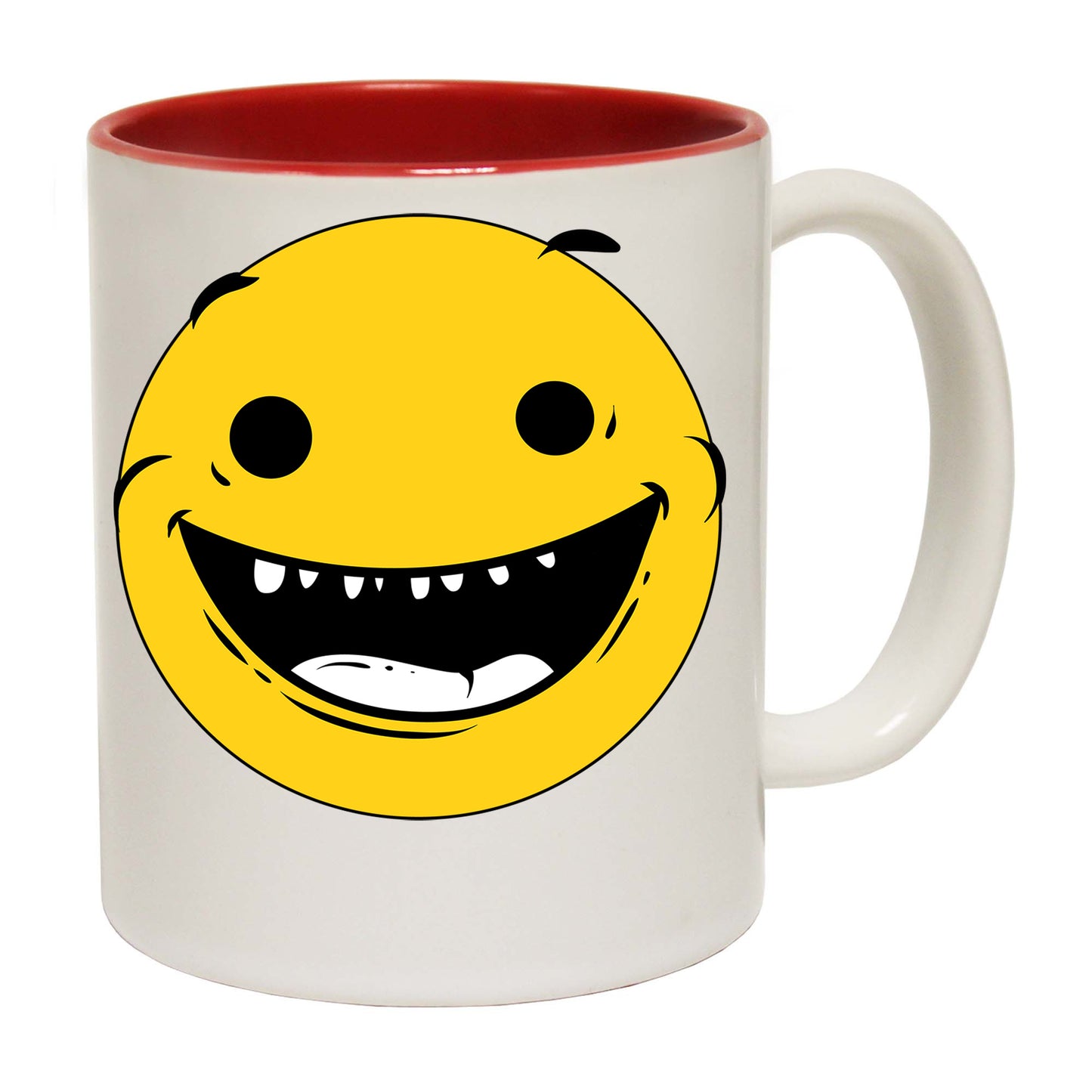 Smiling Emoji Face - Funny Coffee Mug