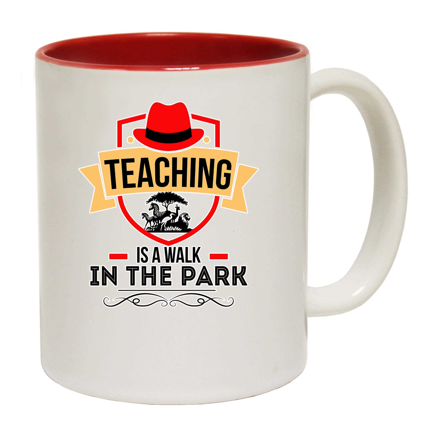 Teaching Is A Walk In The Park Teacher School - Funny Coffee Mug