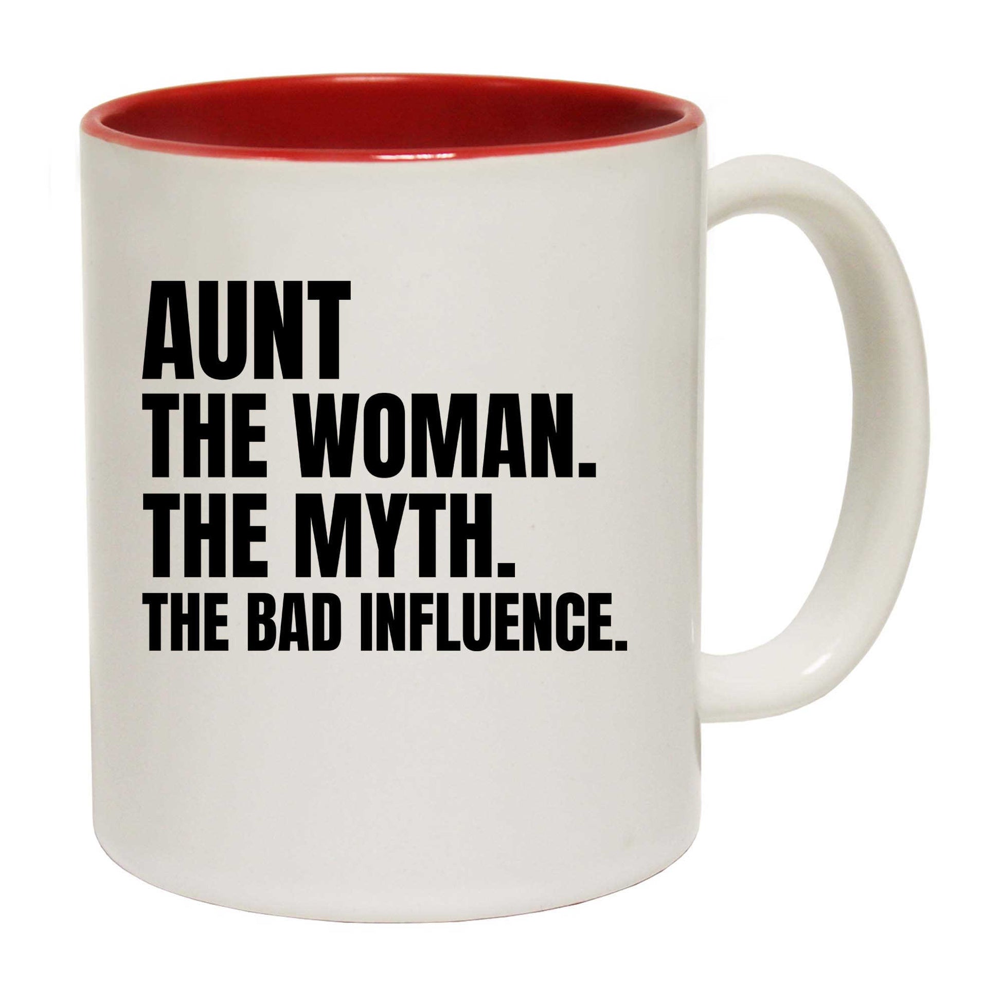 Aunt The Women The Myth White Mothers Day - Funny Coffee Mug