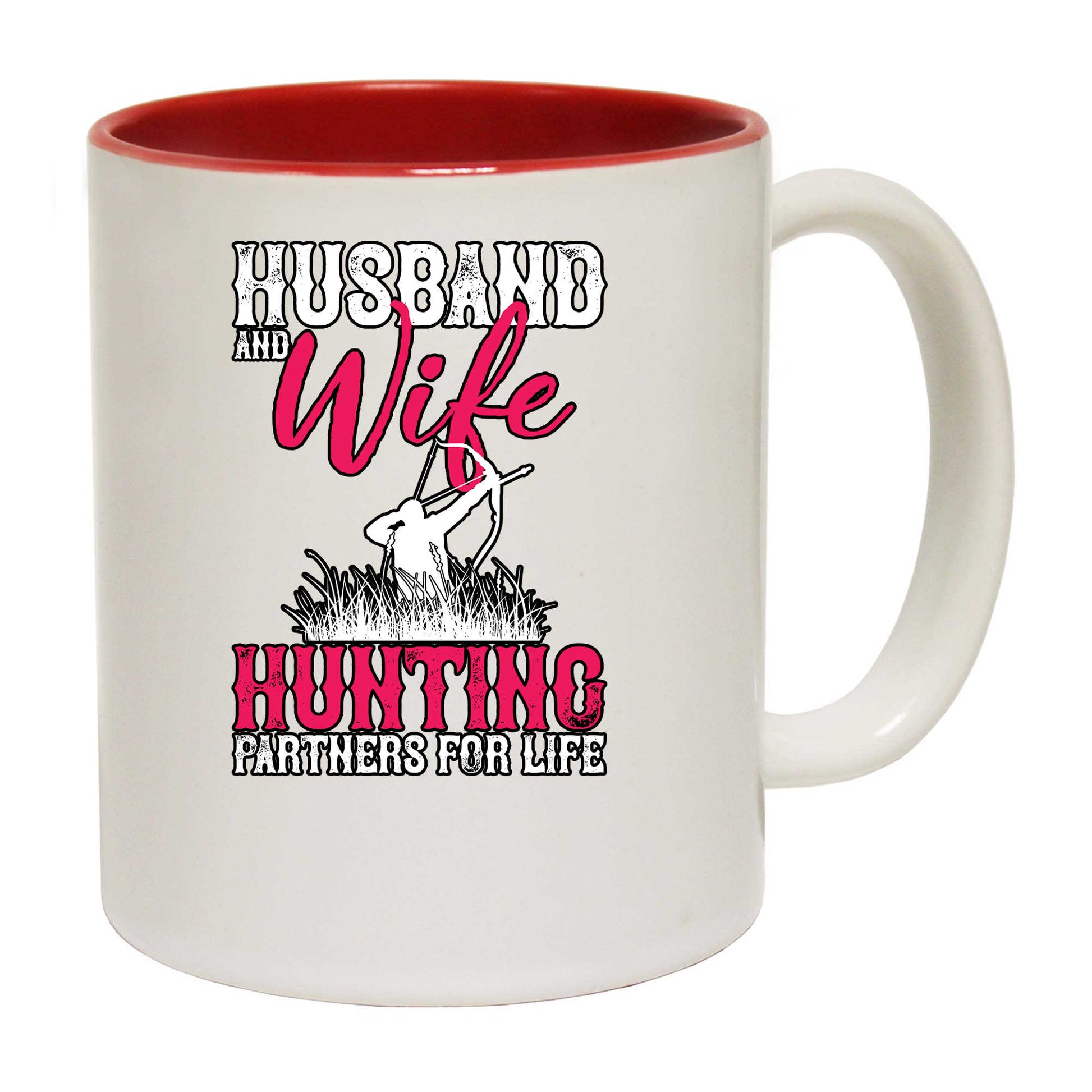 Husband And Wife Hunting Partner For Life - Funny Coffee Mug