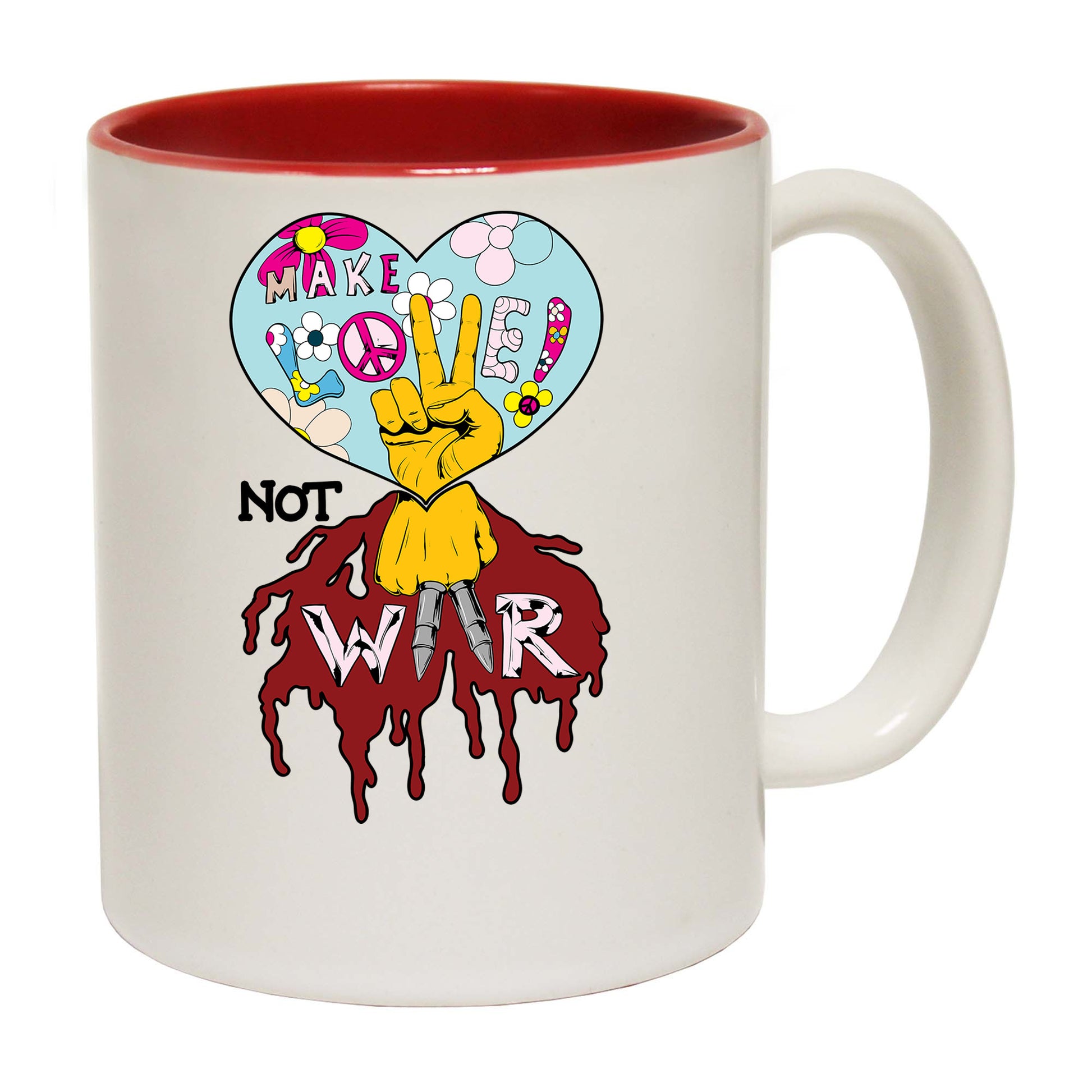 Make Love Not War - Funny Coffee Mug