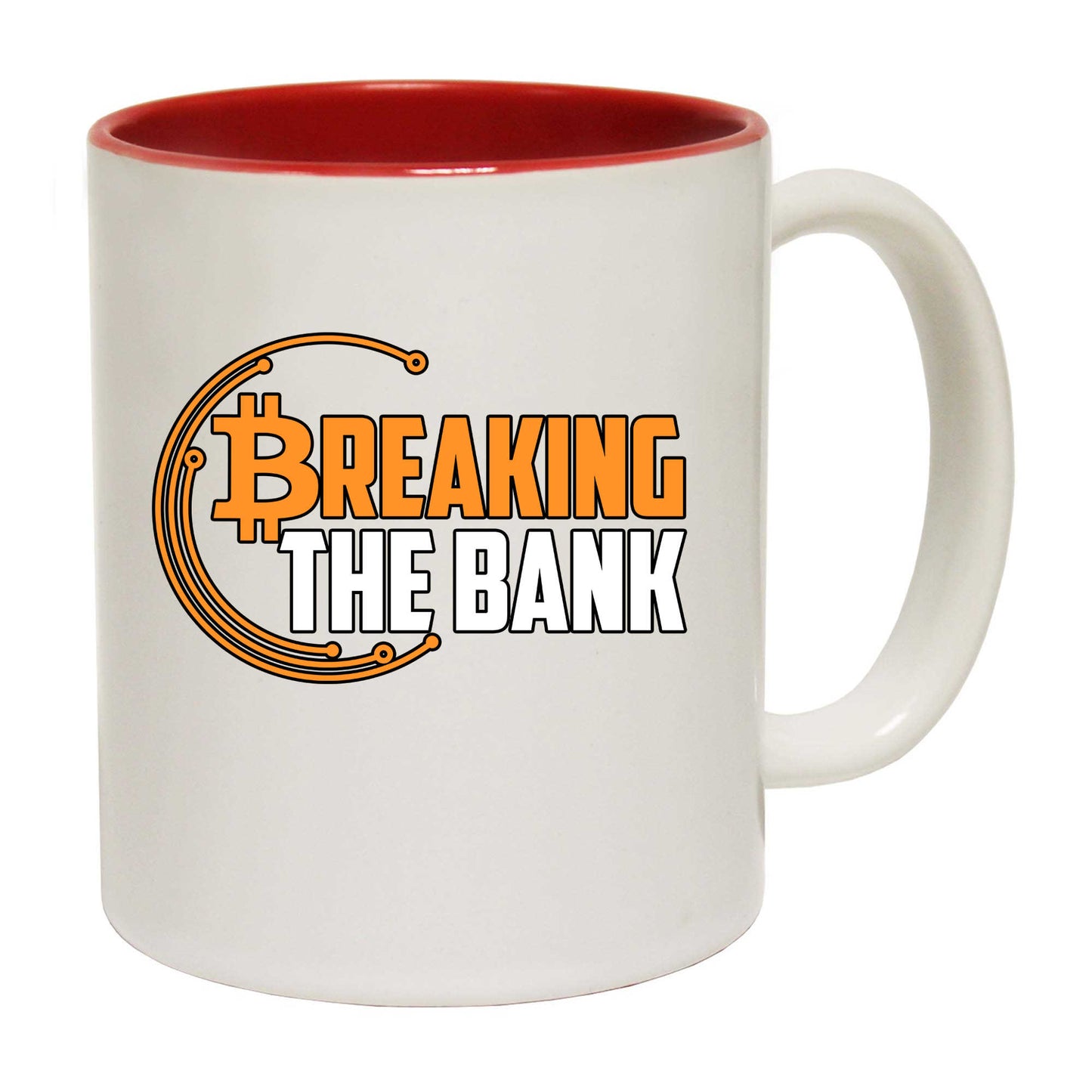 Breaking The Bank Bitcoin - Funny Coffee Mug