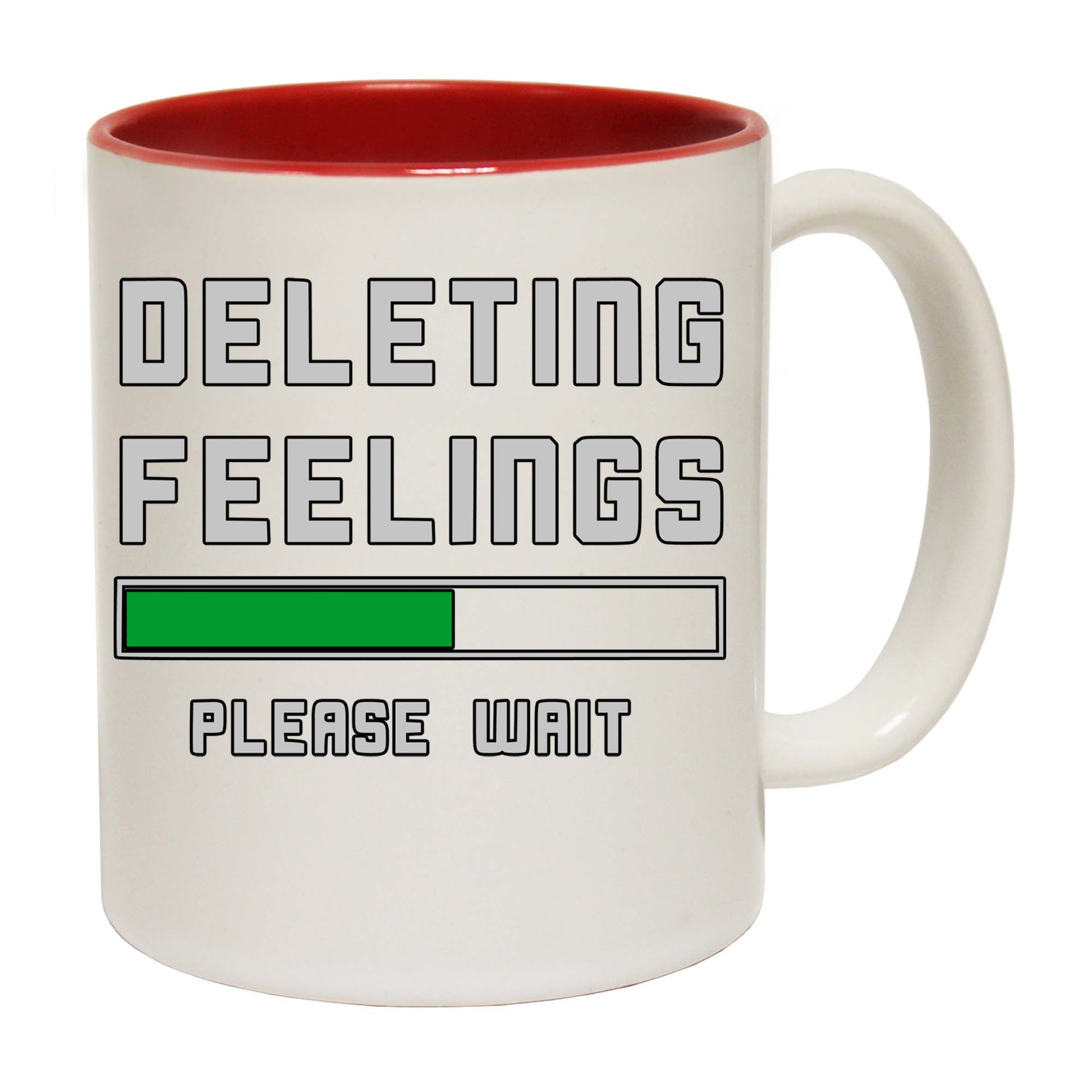 Deleting Feelings Valentine - Funny Coffee Mug